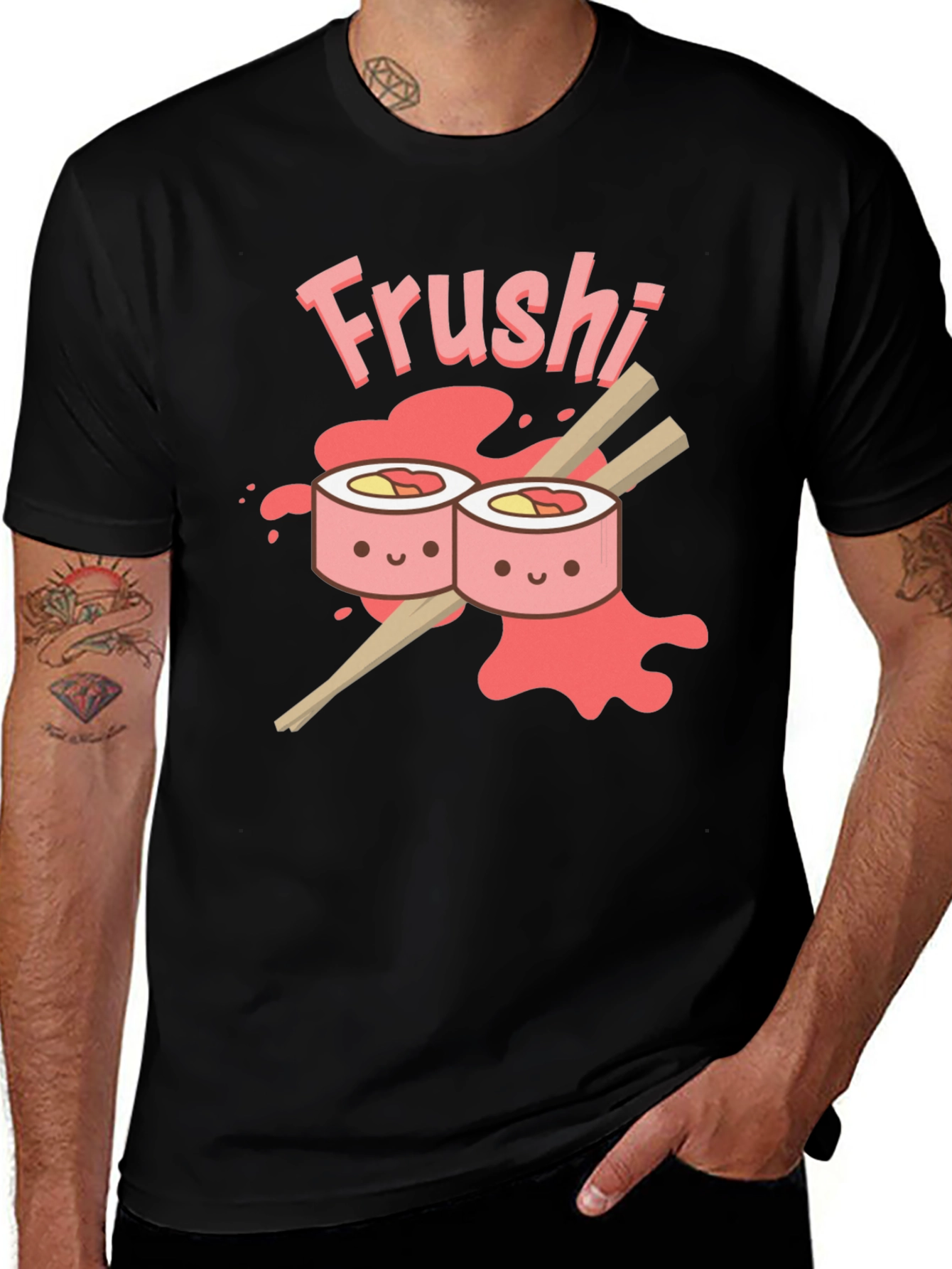 Variant 21 of Frushi Kawaii Sushi Roll T-Shirt