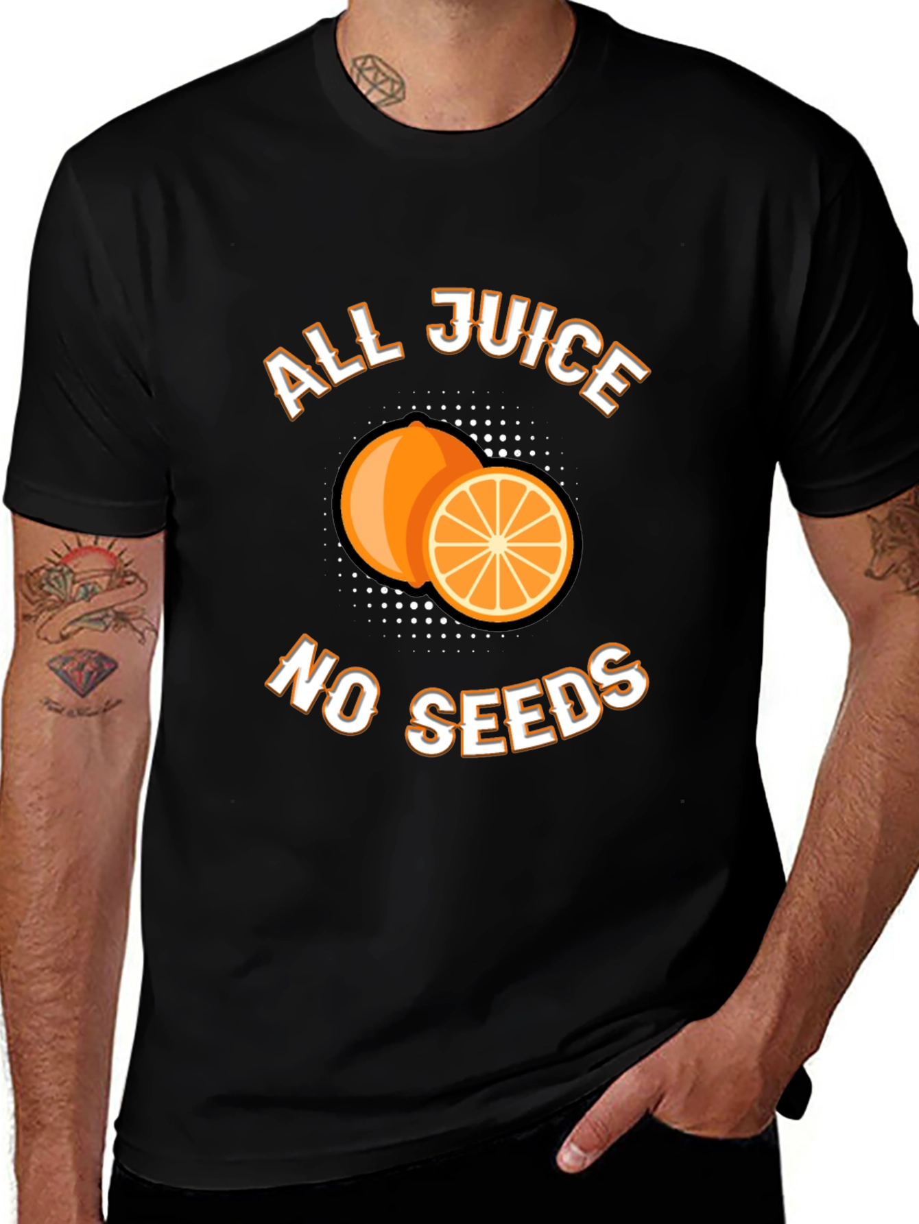 Variant 5 of All Juice No Seeds Graphic Tee