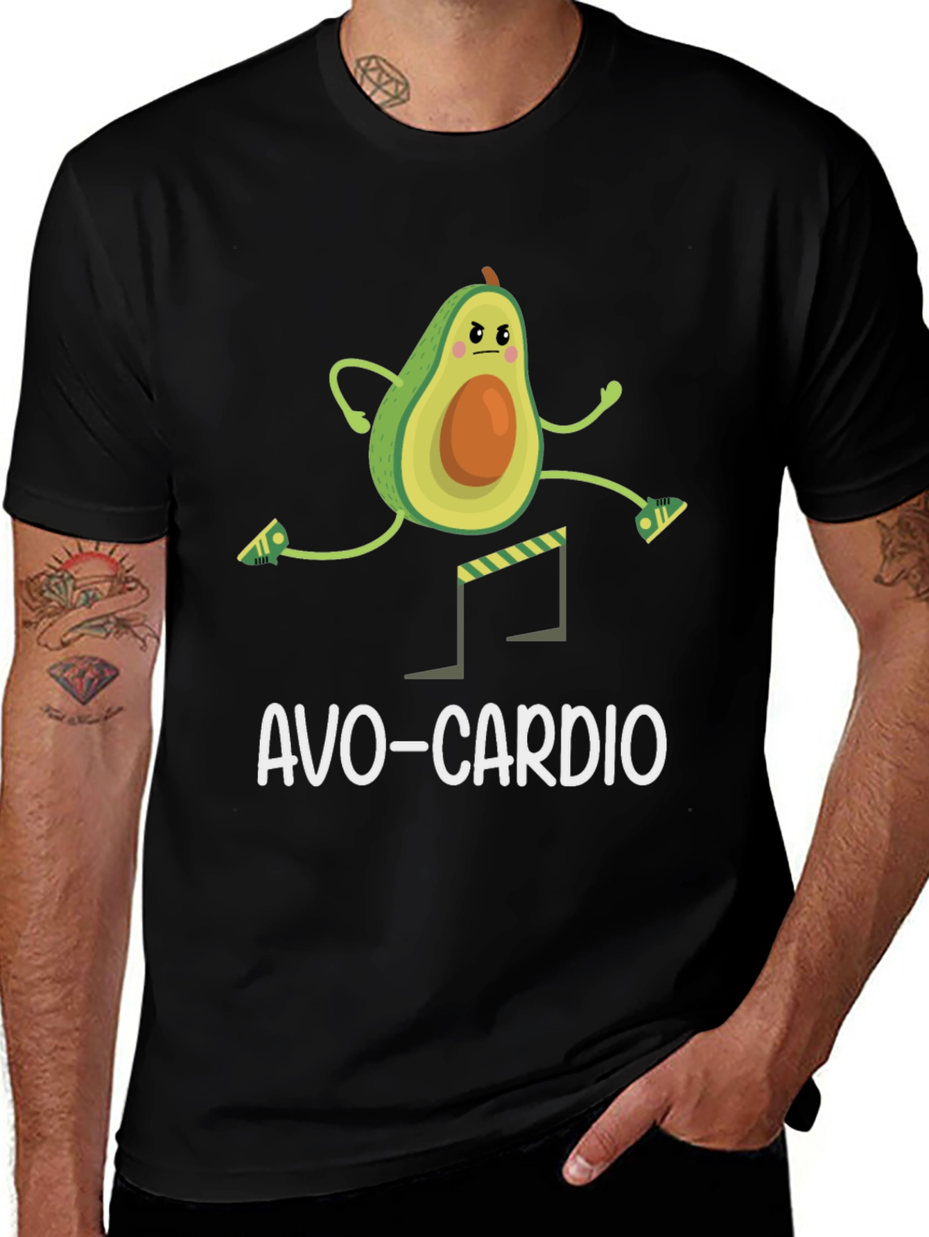 Variant 9 of Avo-Cardio Black T-Shirt