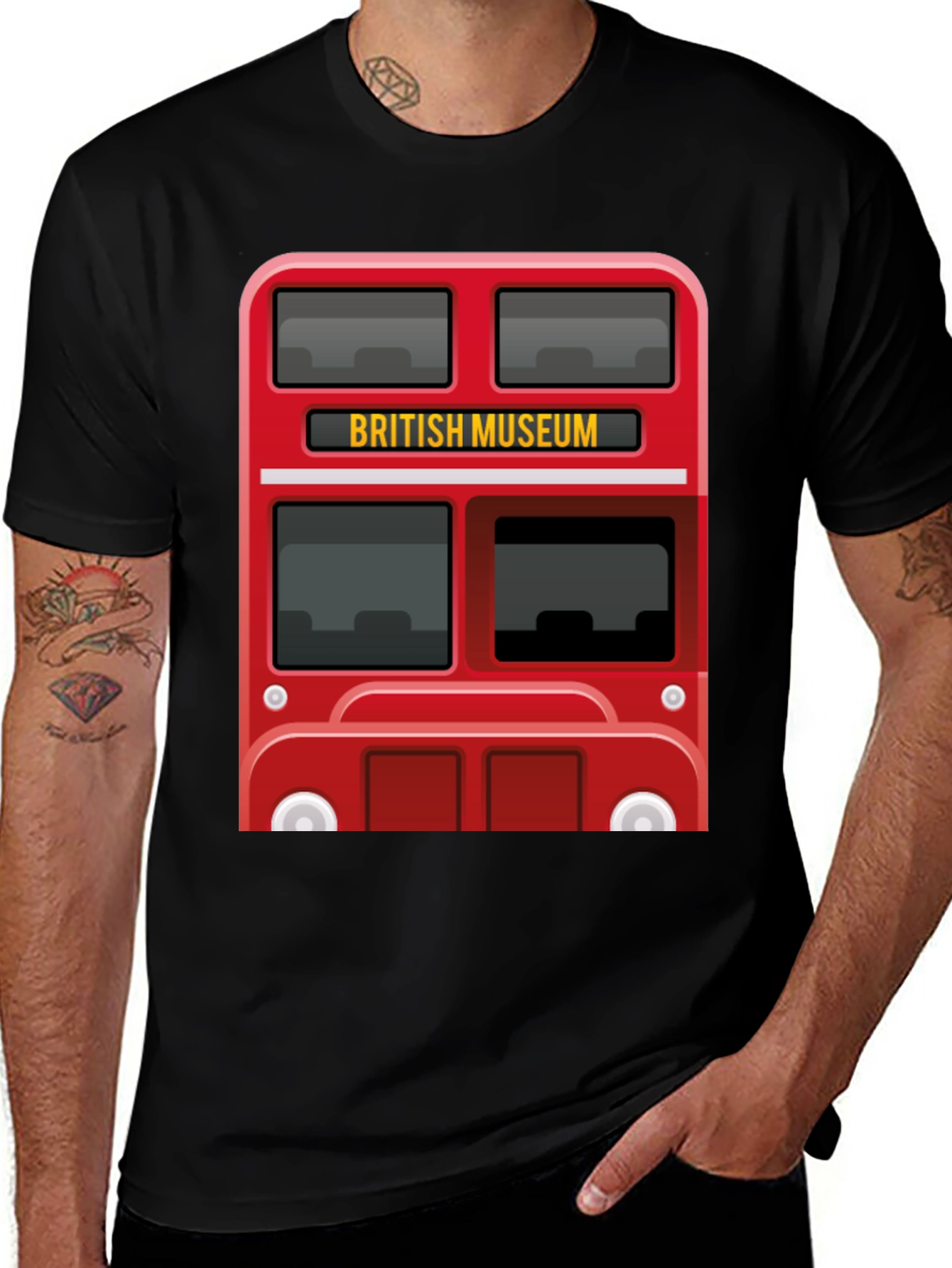 British Museum Bus T-Shirt - London Souvenir Tee