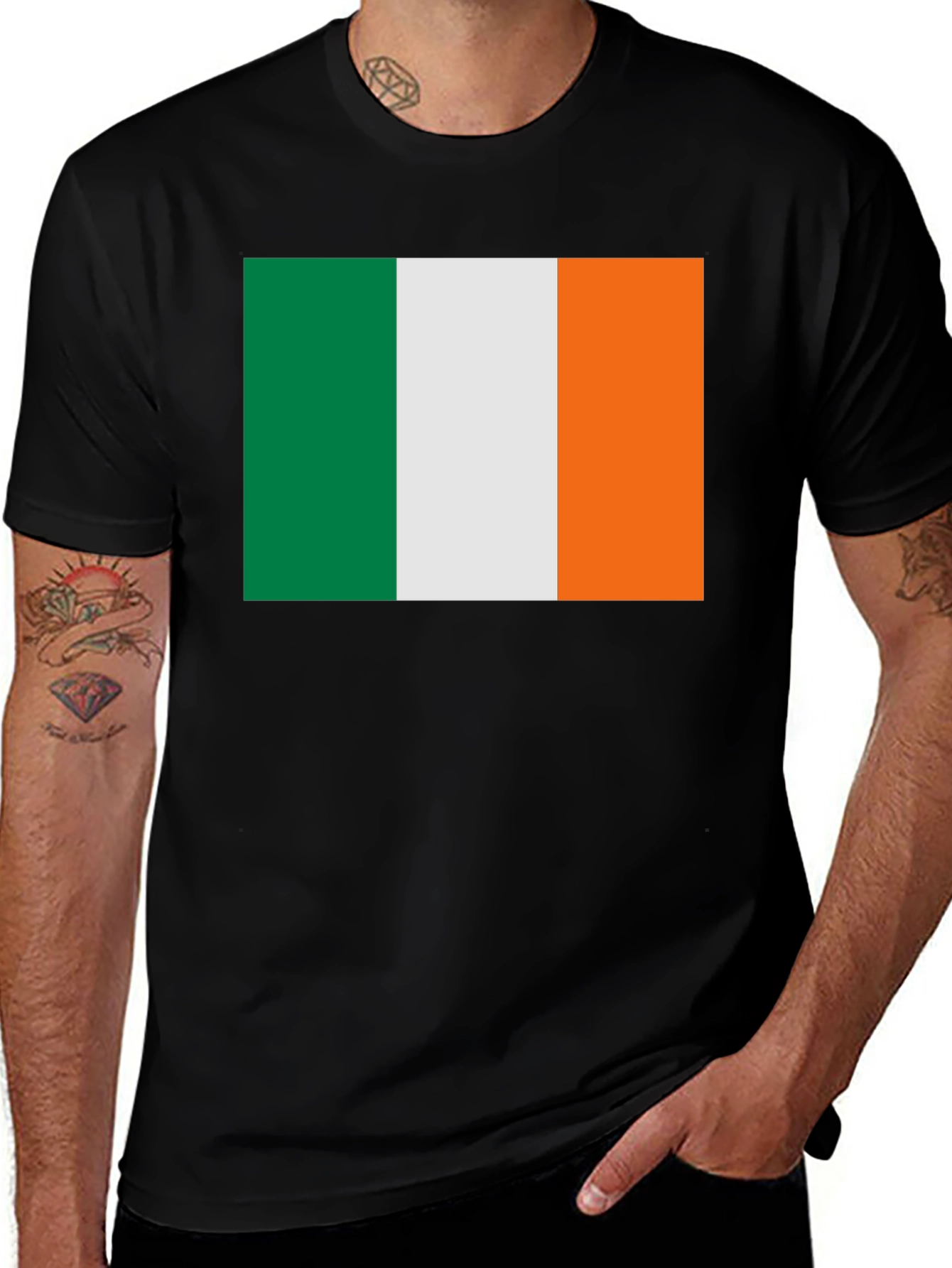 Ireland Flag Graphic Tee - Irish Pride Shirt