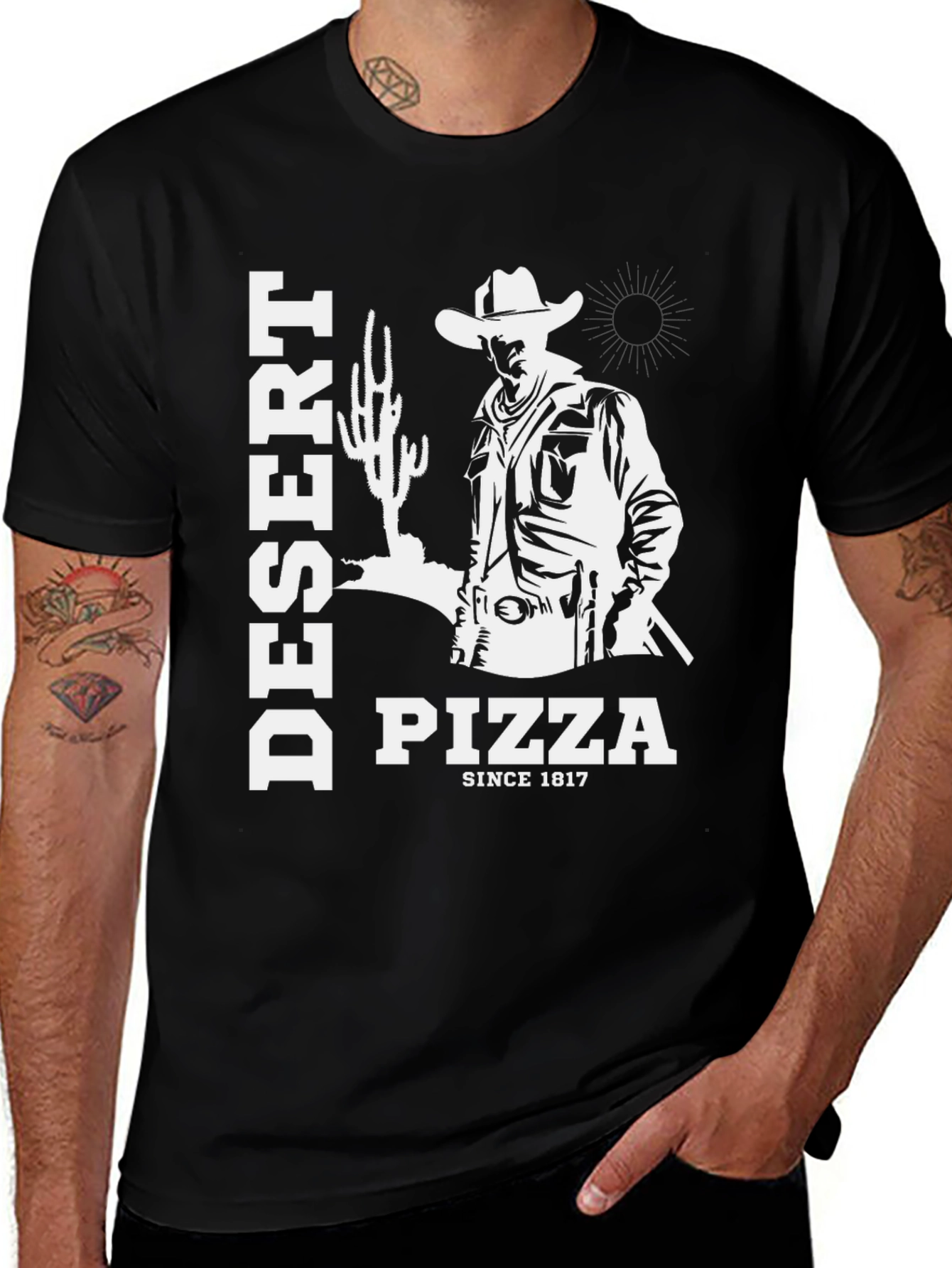 Variant 11 of Desert Pizza Since 1817 Graphic Tee