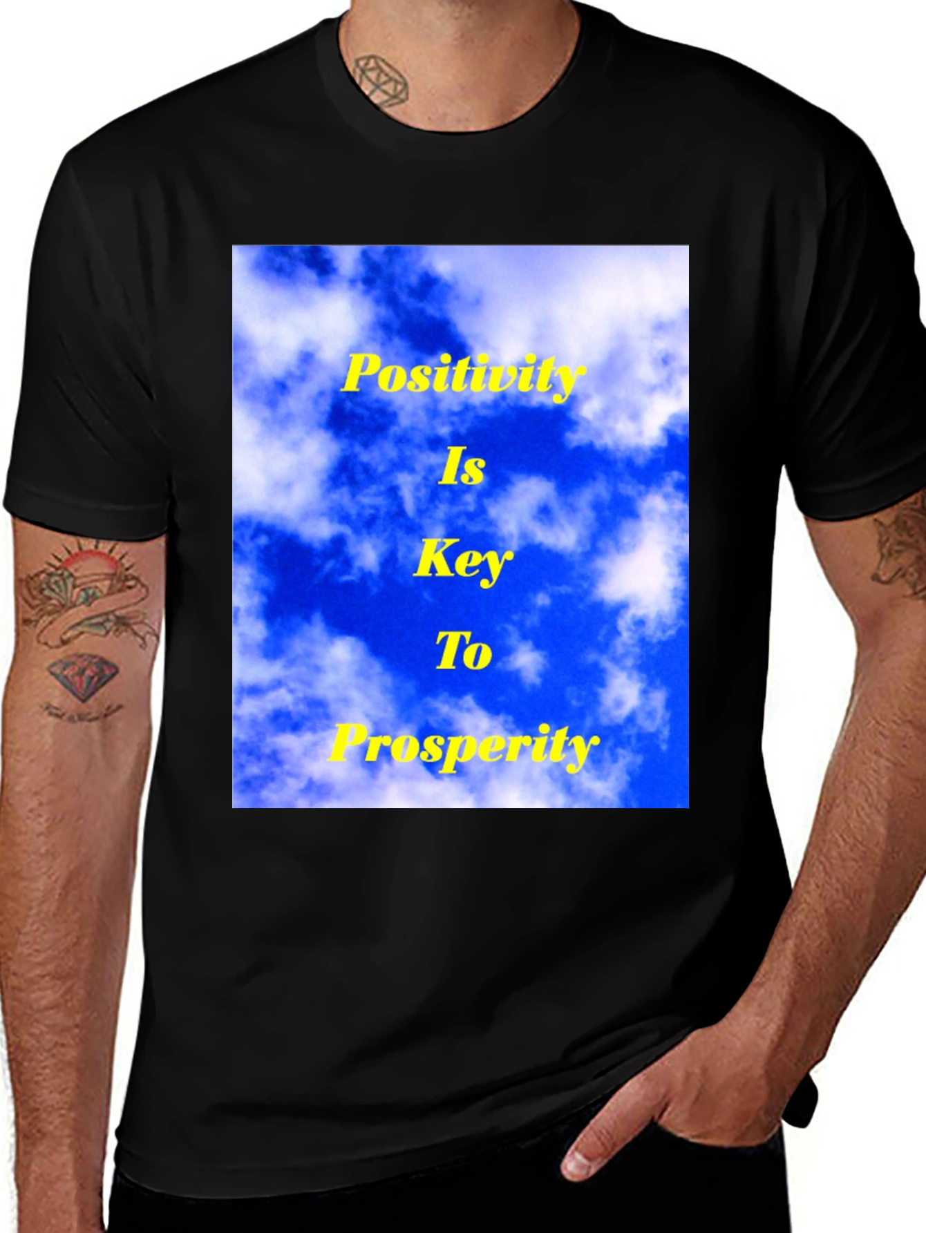 Positivity T-Shirt - Key to Prosperity!