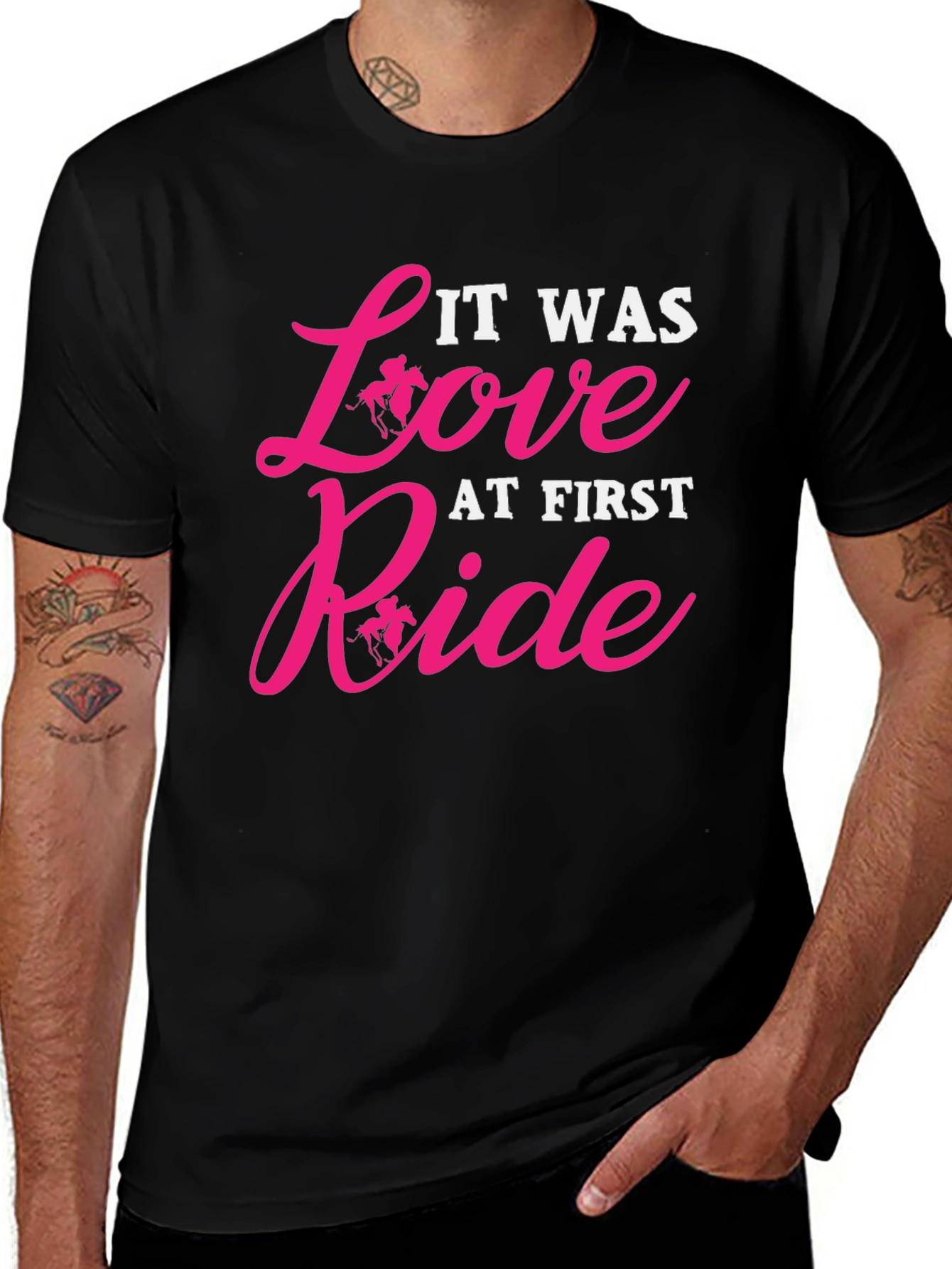 Variant 30 of It Was Love At First Ride Graphic Tee