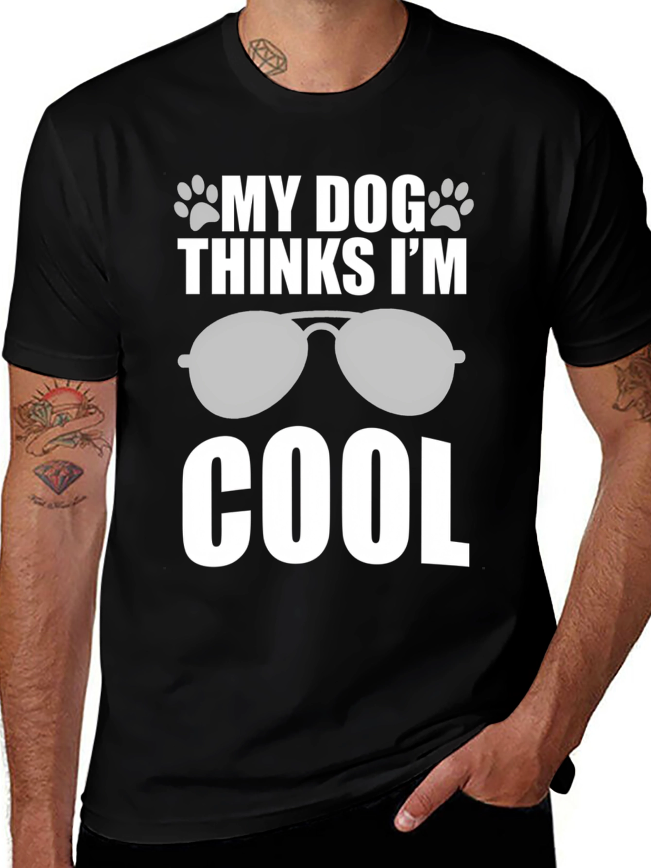 Variant 24 of My Dog Thinks I'm Cool T-Shirt