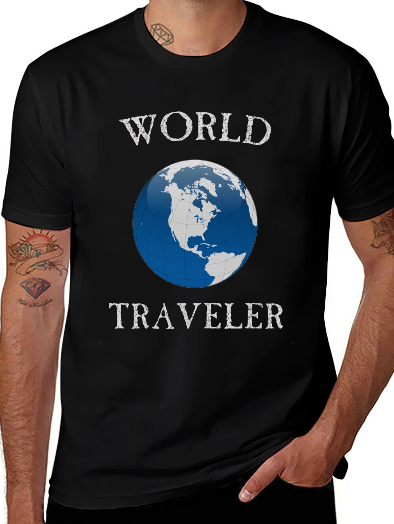 World Traveler Graphic T-Shirt - Adventure Awaits!