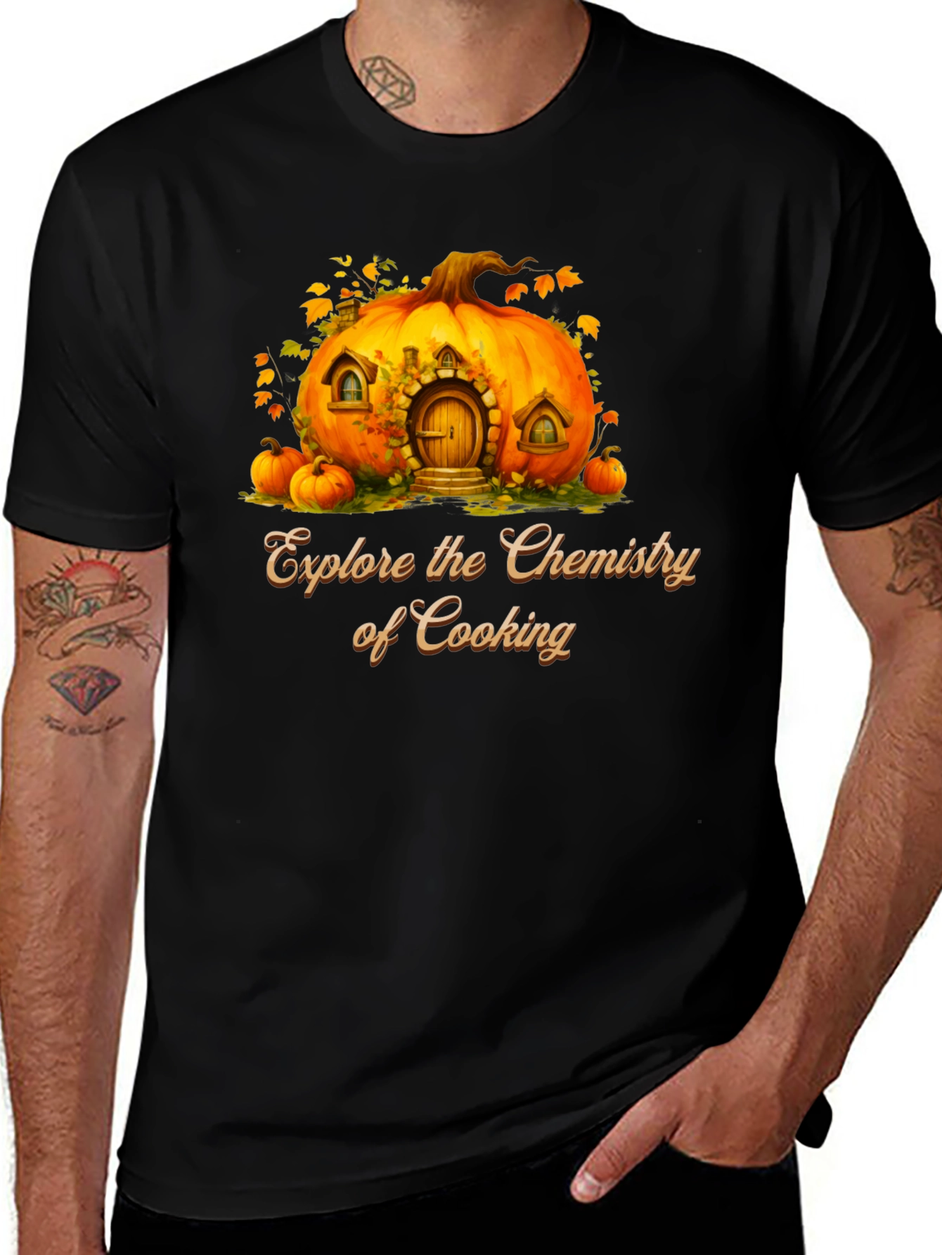 Pumpkin House T-Shirt - Chemistry of Cooking Tee