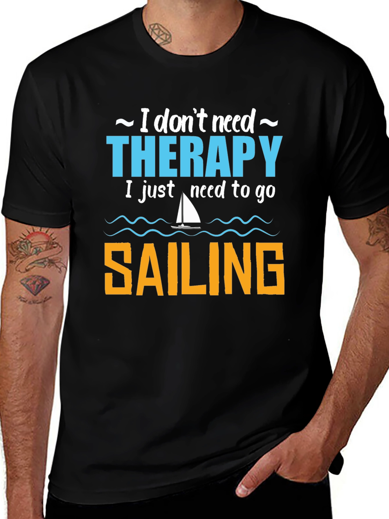 Variant 29 of Sailing Therapy T-Shirt - Comfort & Style