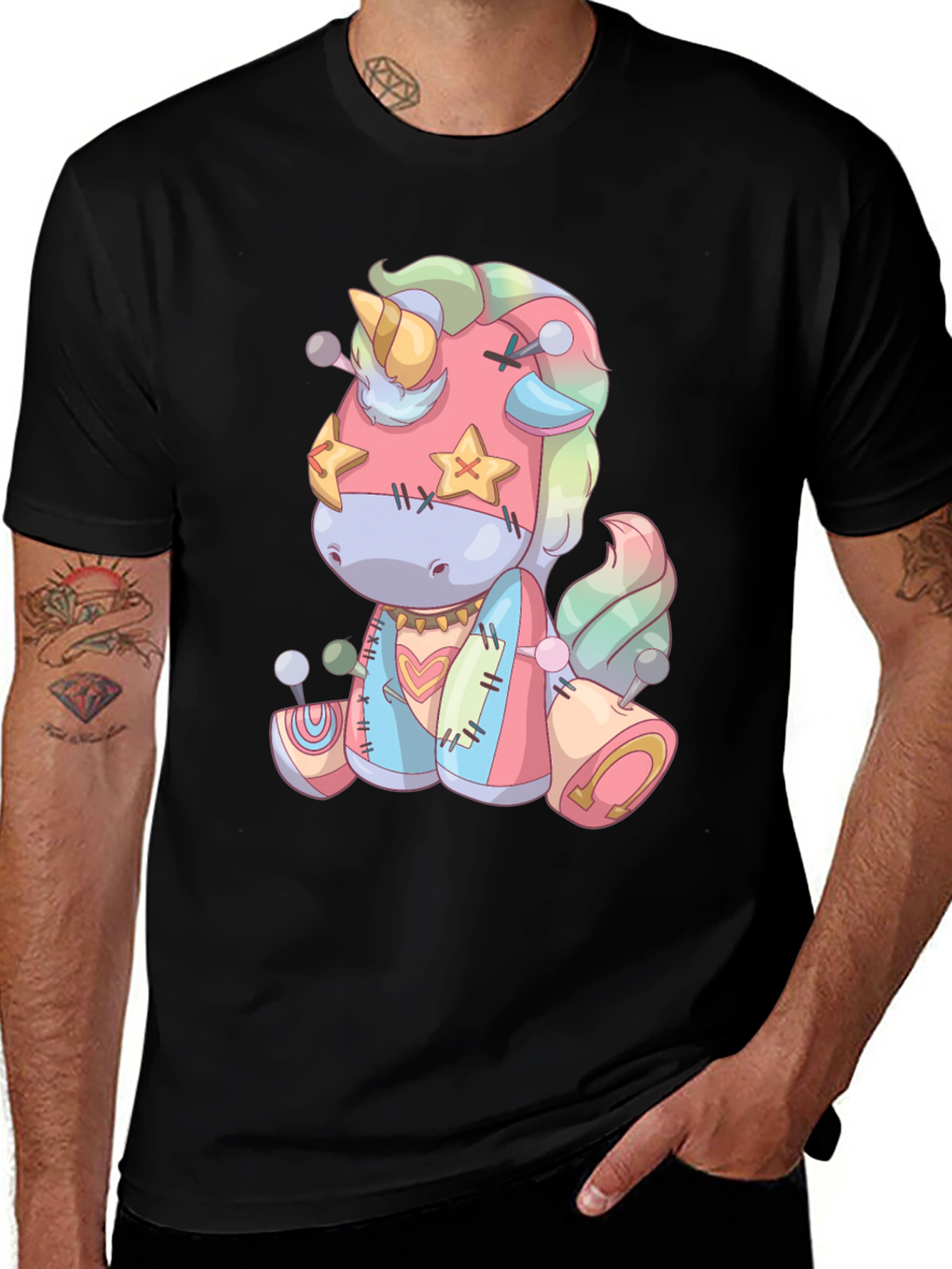 Variant 8 of Unicorn Voodoo Doll Graphic Tee