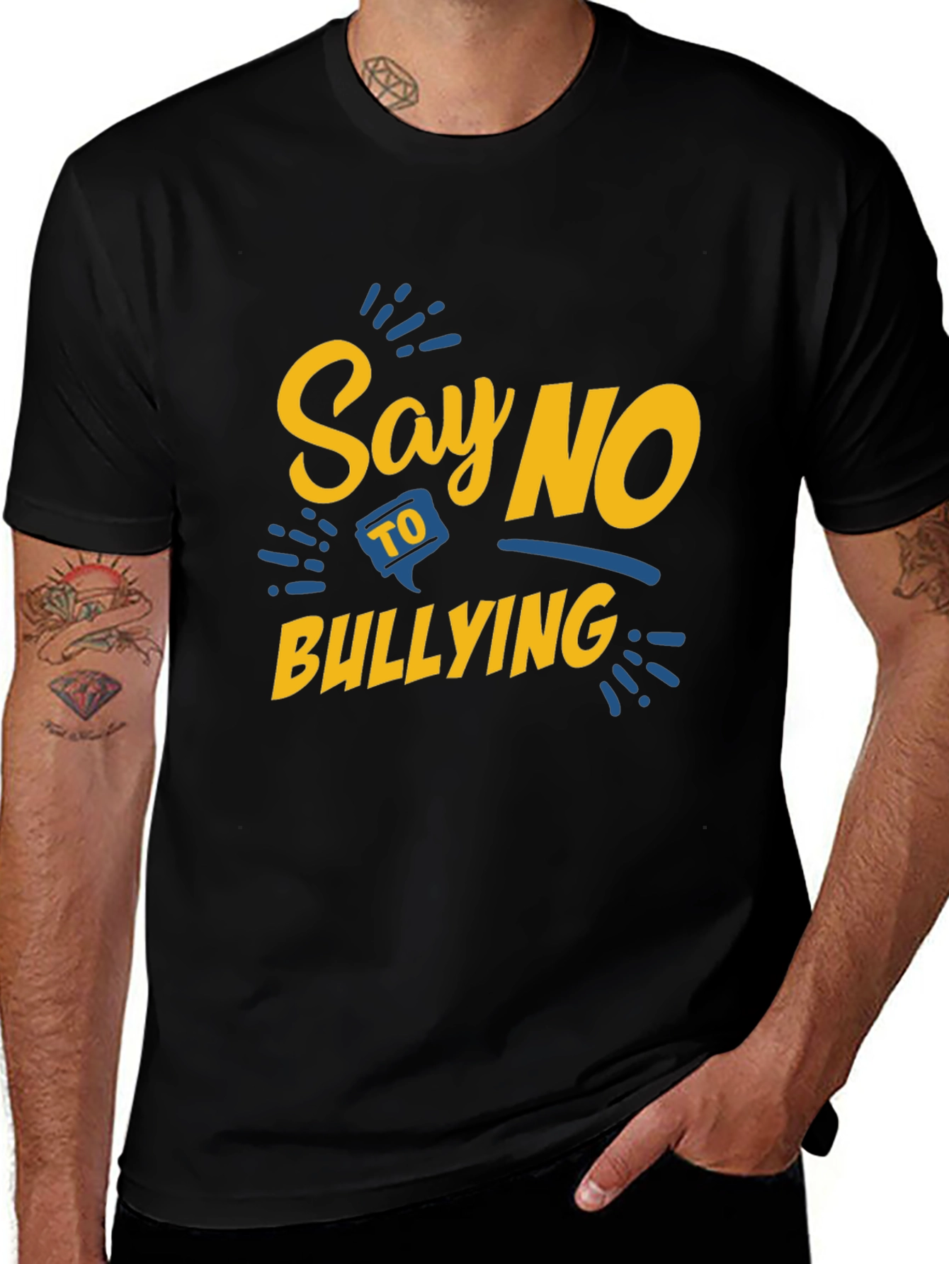 Variant 10 of Say NO to Bullying Graphic T-Shirt