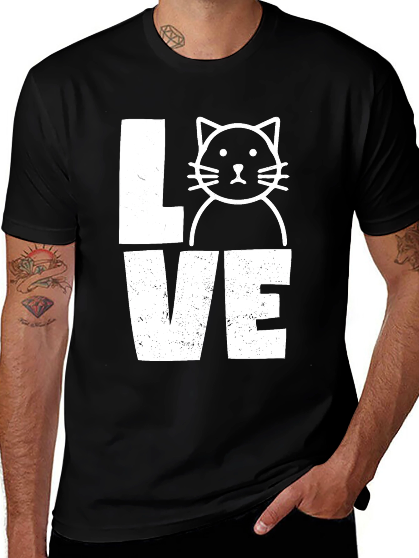Variant 22 of Love Cat T-Shirt - Cute Graphic Tee