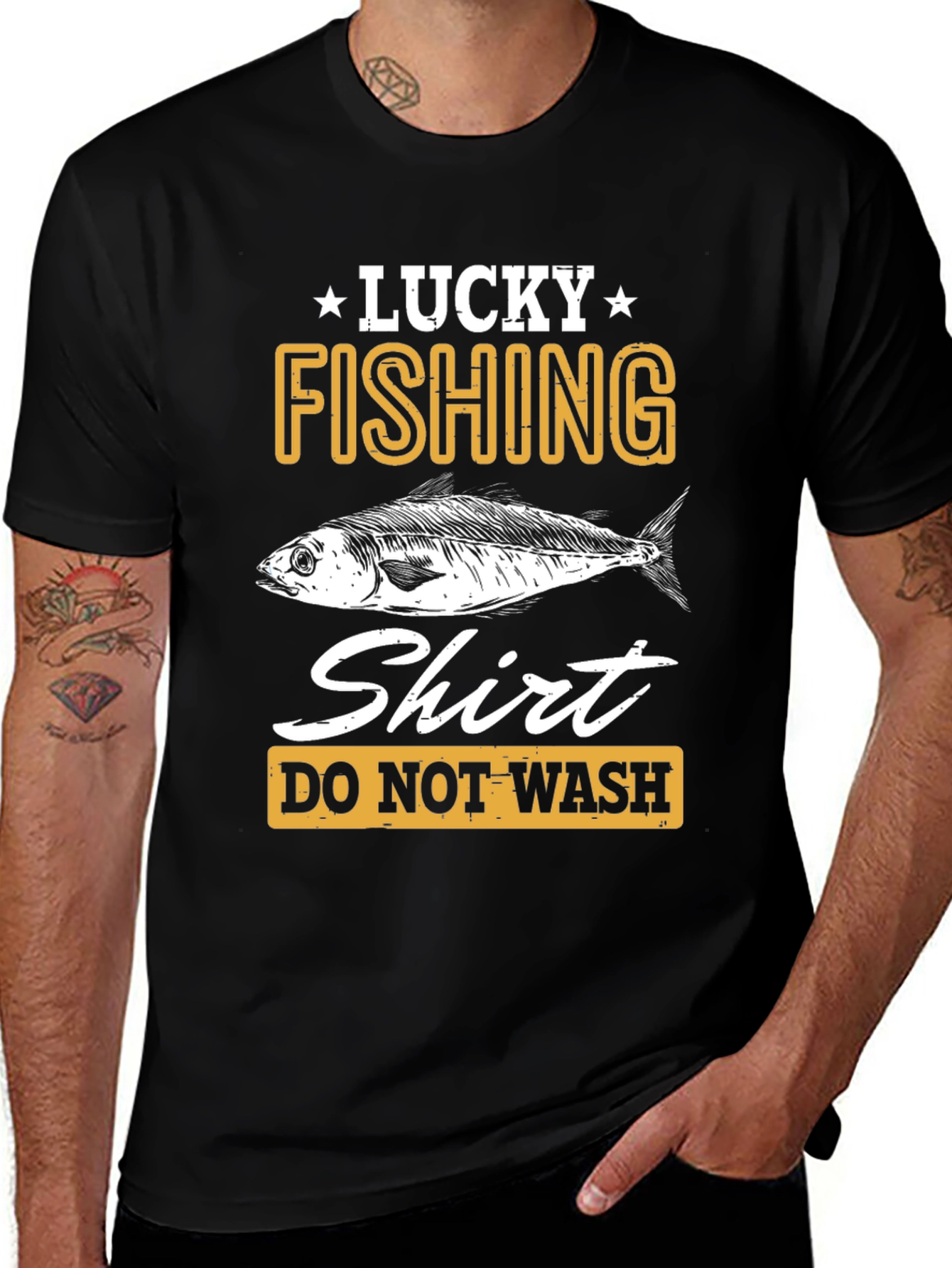 Variant 10 of Lucky Fishing Shirt - Men's Graphic Tee
