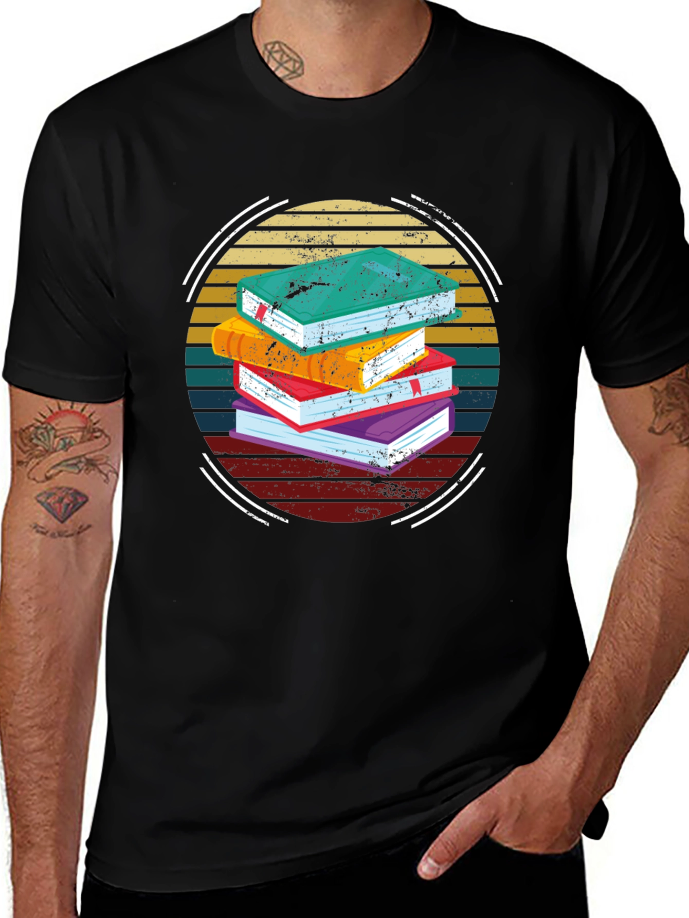 Variant 25 of Book Lover Retro T-Shirt