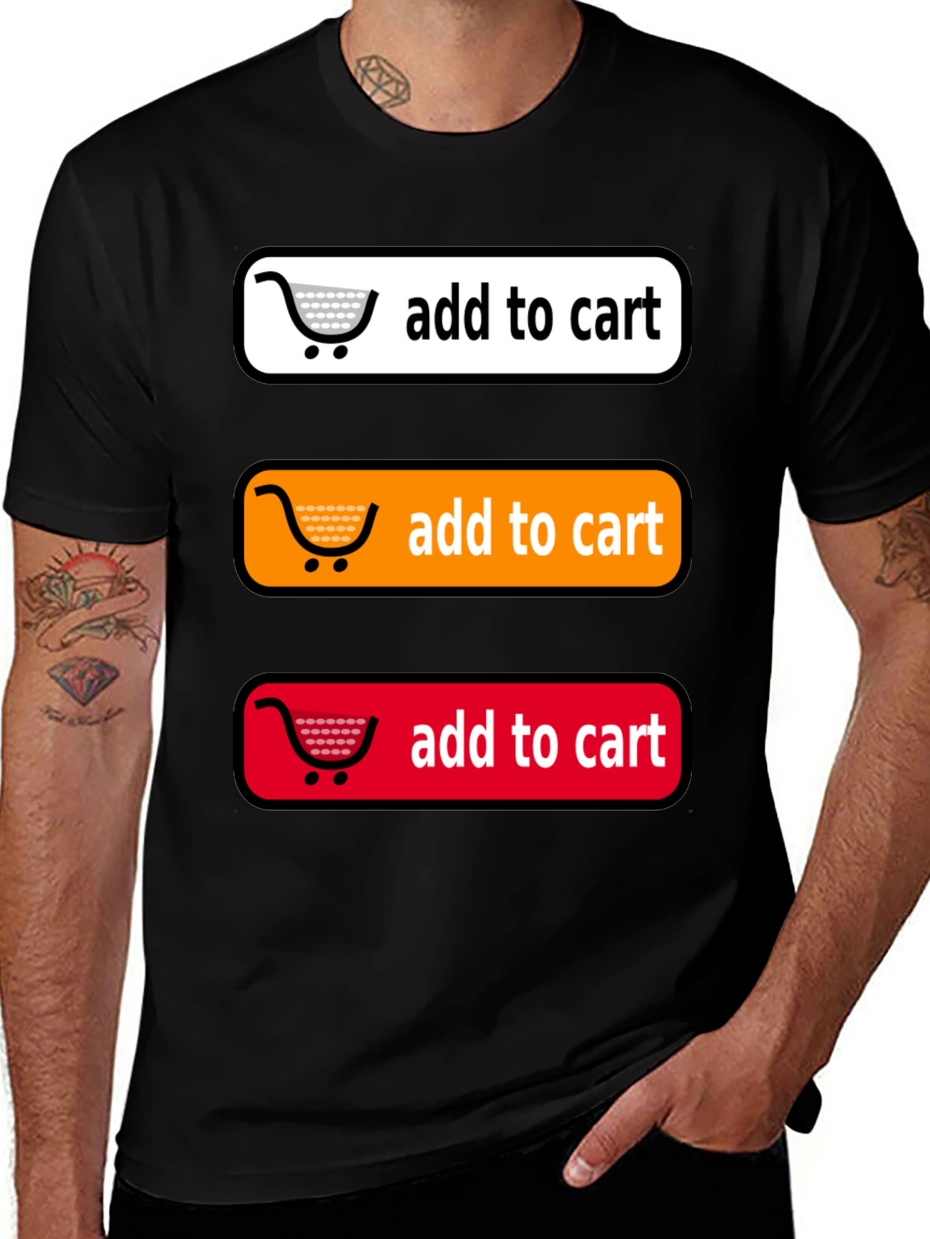 Add to Cart T-Shirt | E-Commerce Inspired Graphic Tee