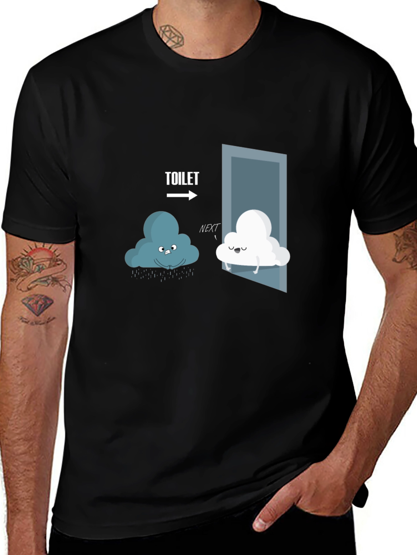 Variant 22 of Toilet Humor Cloud T-Shirt 