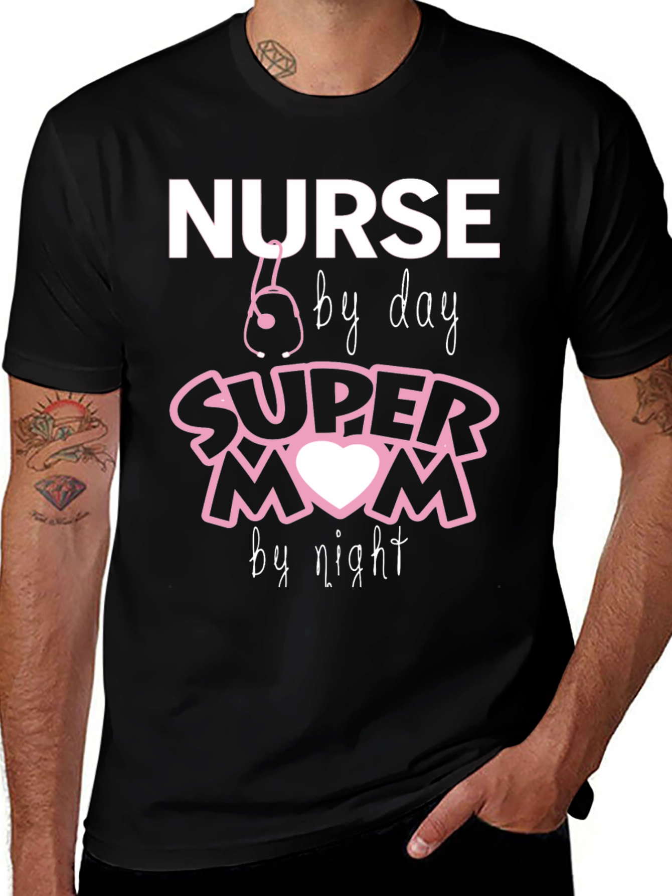 Variant 10 of Nurse Super Mom T-Shirt