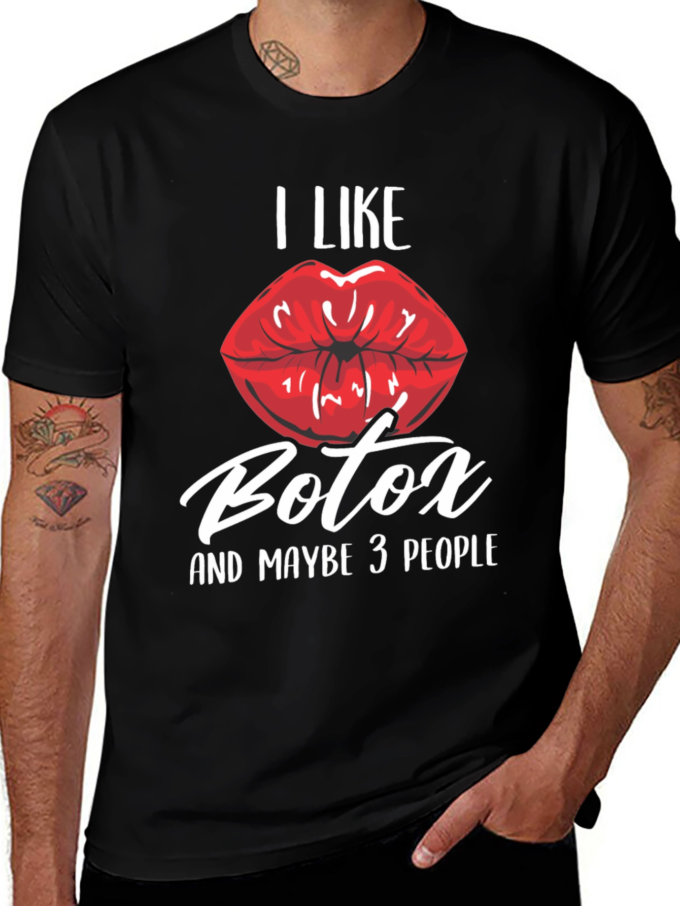 Variant 8 of I Like Botox Sarcastic Graphic Tee