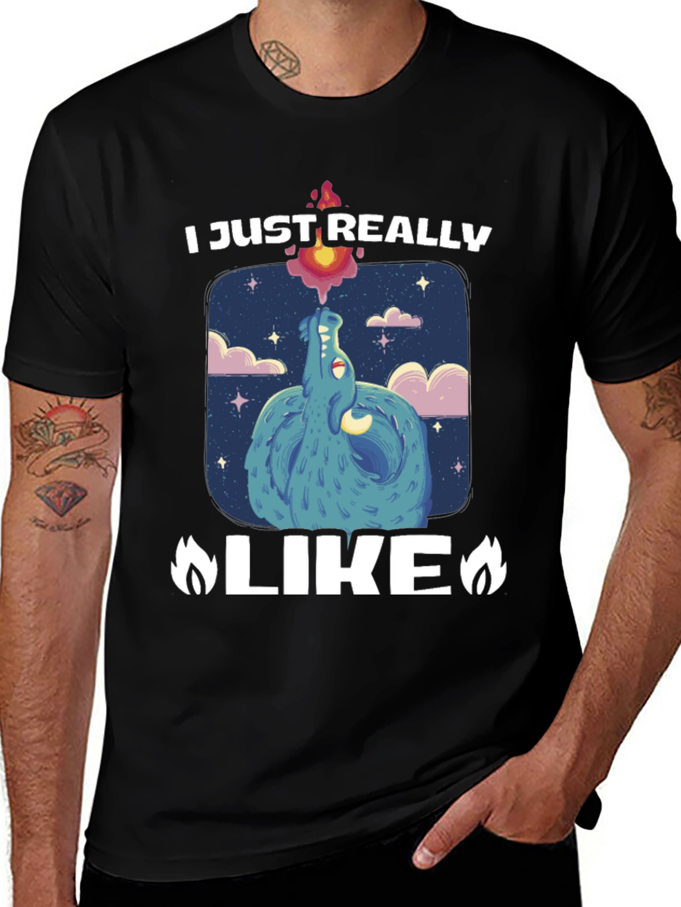 Variant 15 of I Just Really Like Dragons T-Shirt