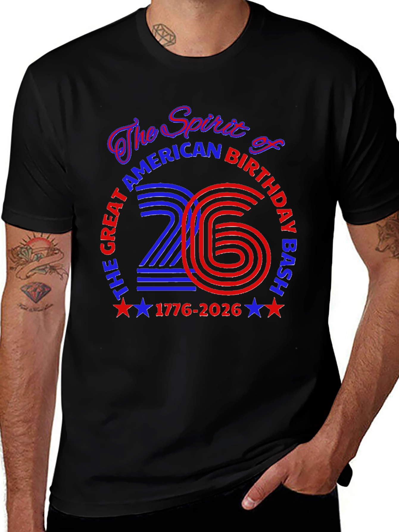 Variant 7 of The Great American Birthday Bash 2026 T-Shirt