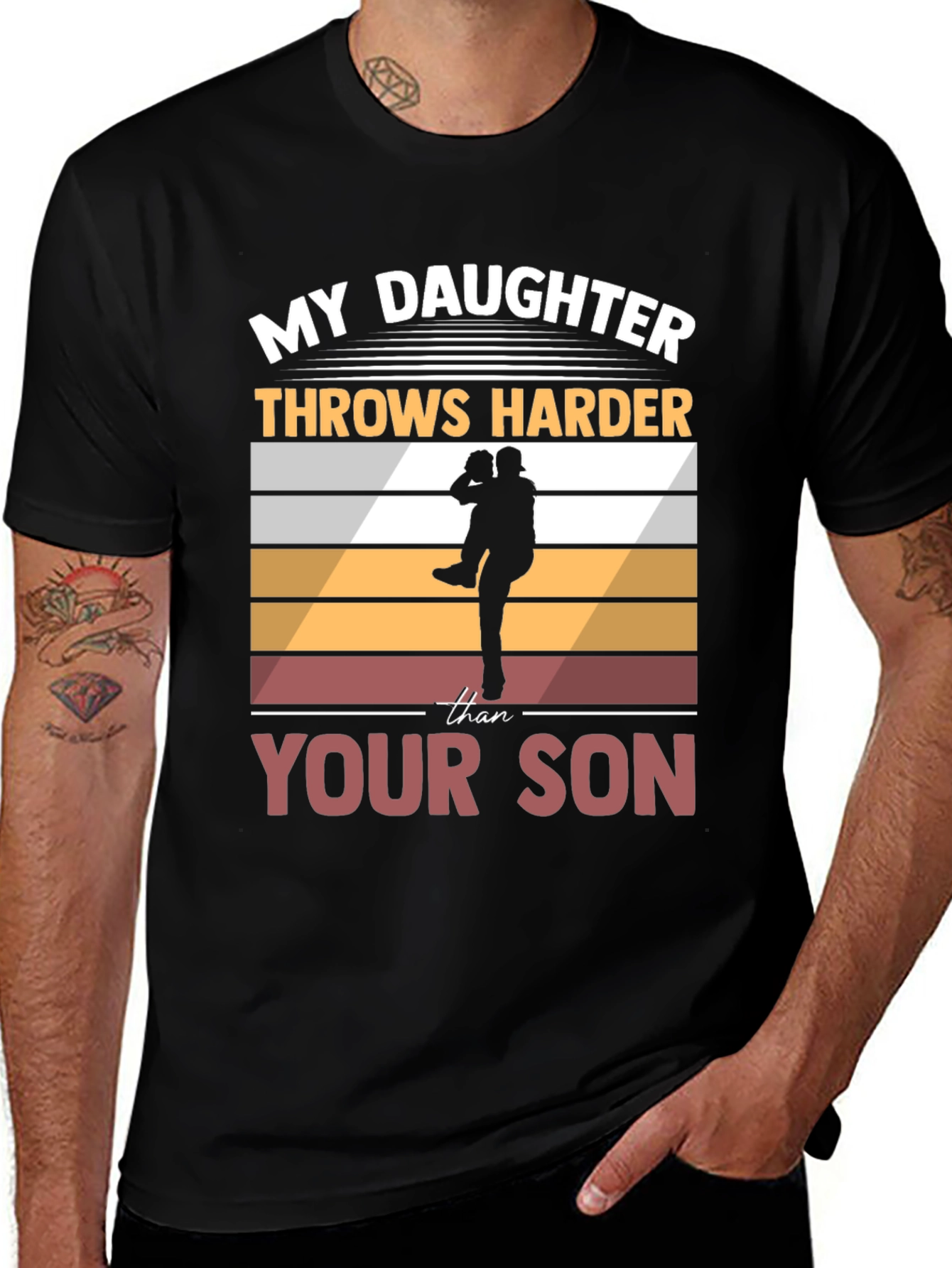 Variant 20 of My Daughter Throws Harder T-Shirt