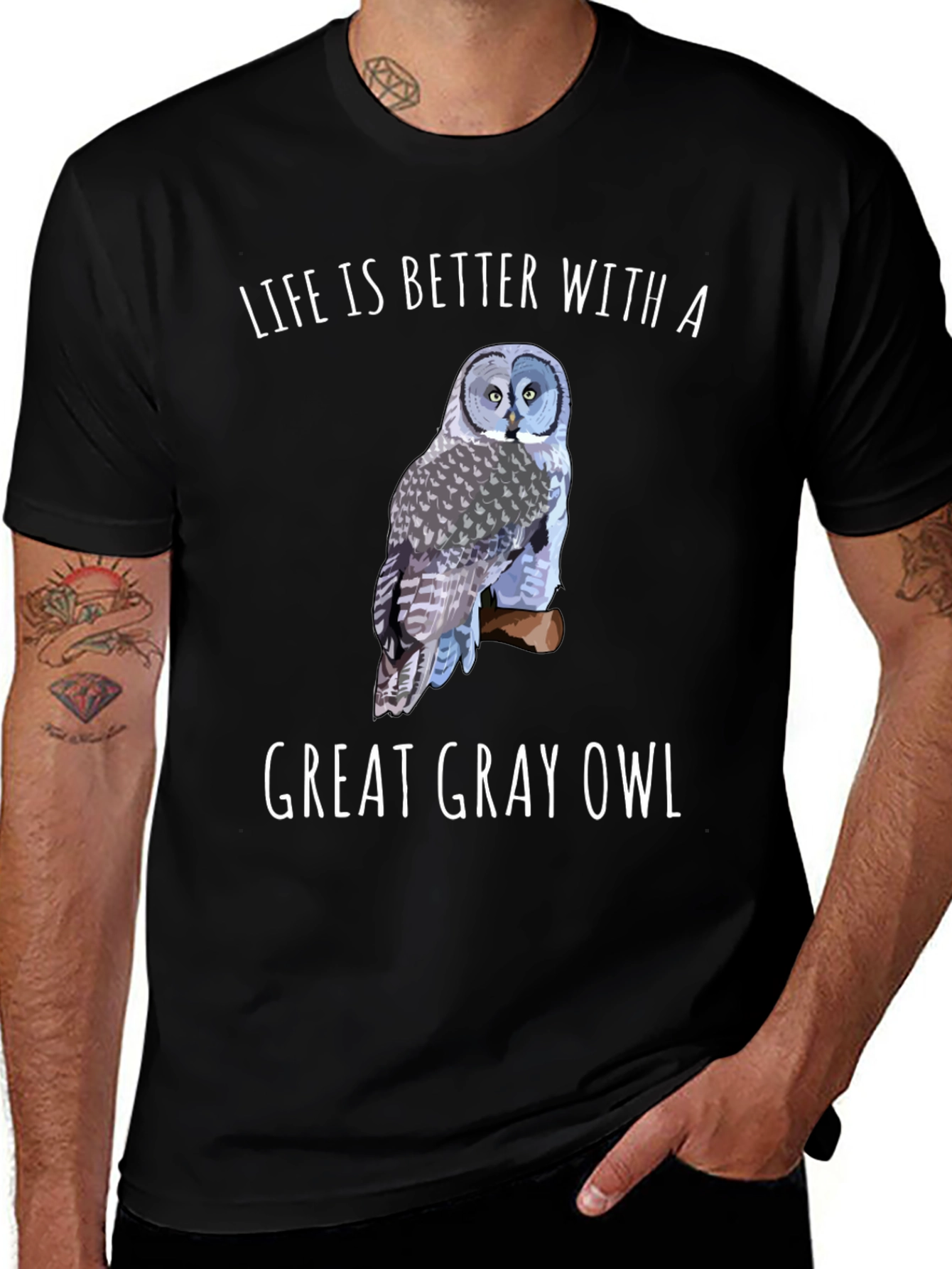 Variant 11 of Great Gray Owl T-Shirt