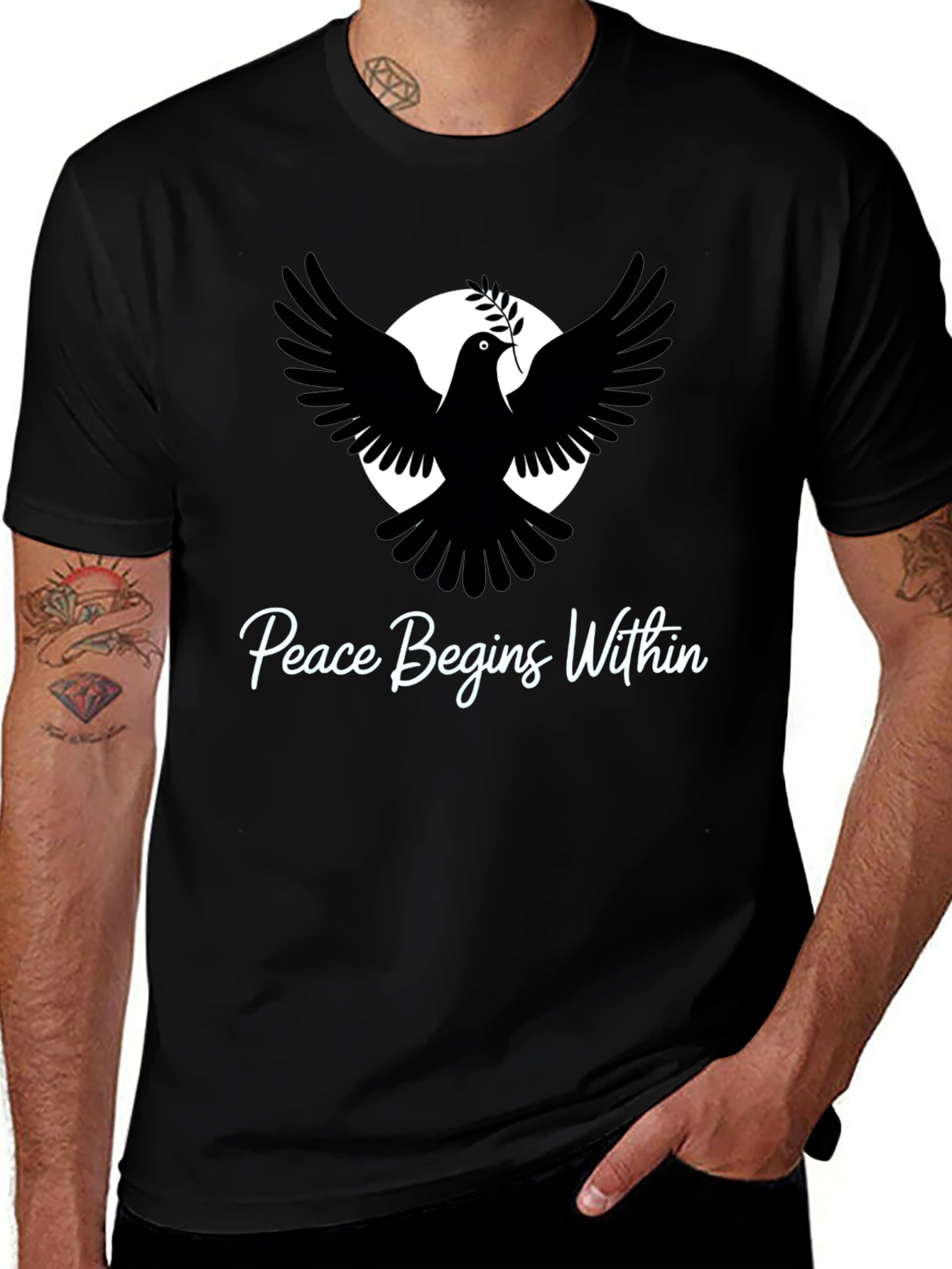 Variant 25 of Peace Begins Within T-Shirt