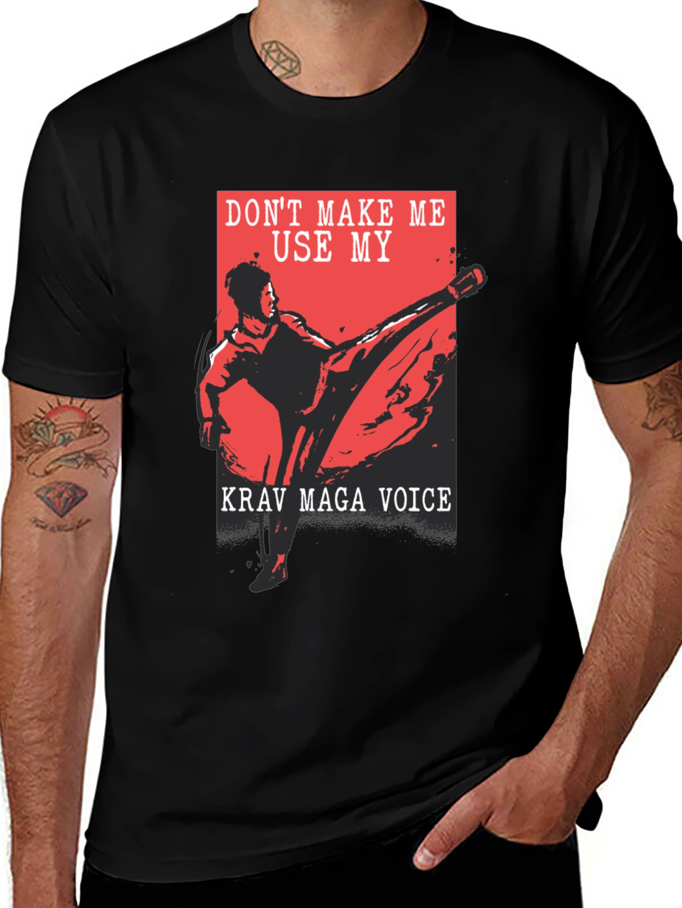 Krav Maga Voice T-Shirt - Martial Arts Humor Tee