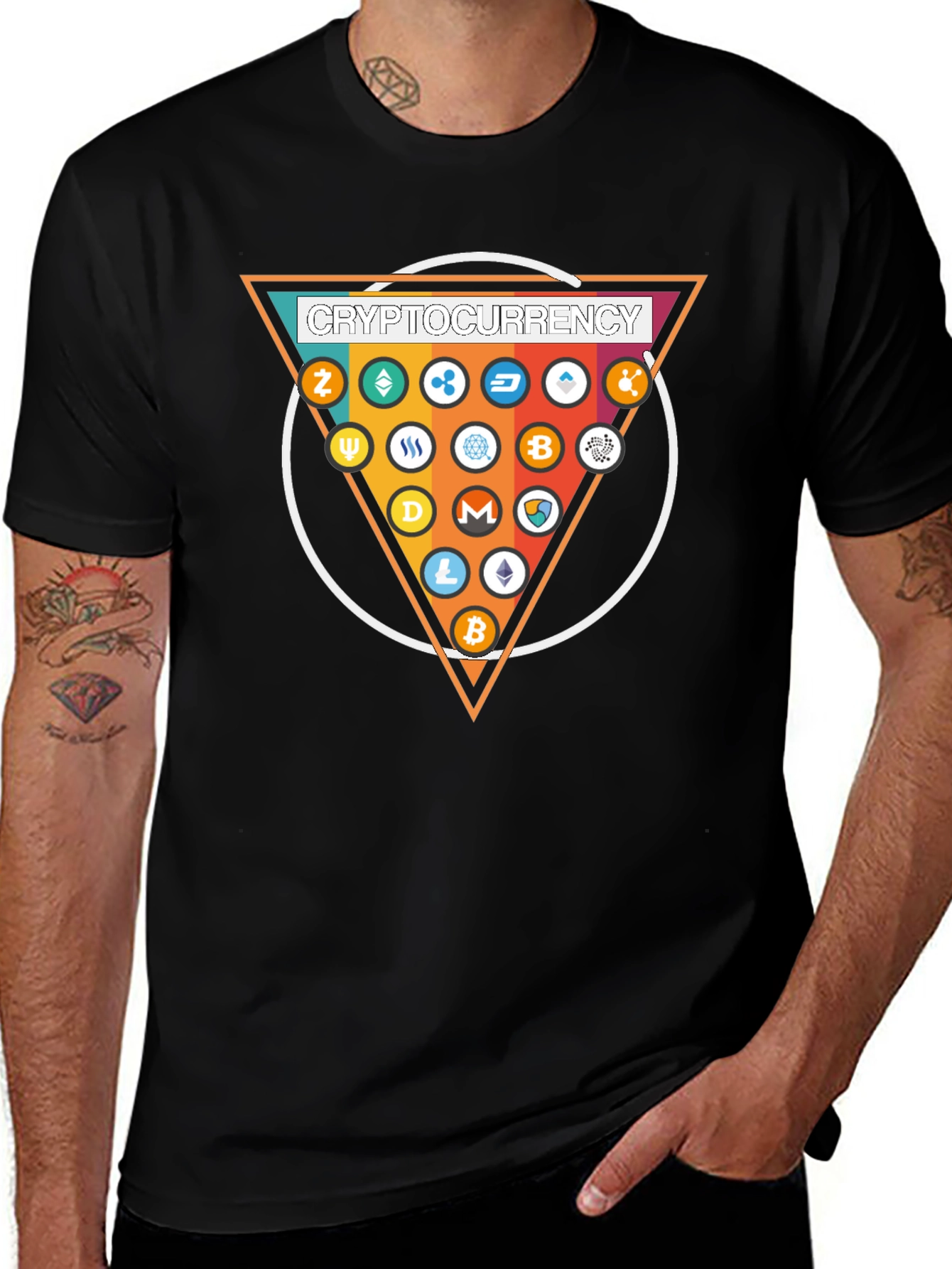 Variant 27 of Cryptocurrency Graphic T-Shirt