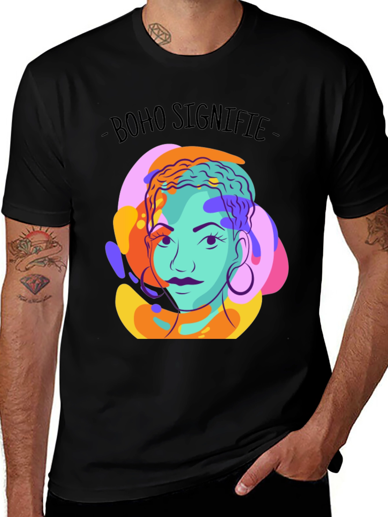 Variant 9 of Boho Signifie Graphic T-Shirt - Stylish & Unique Design