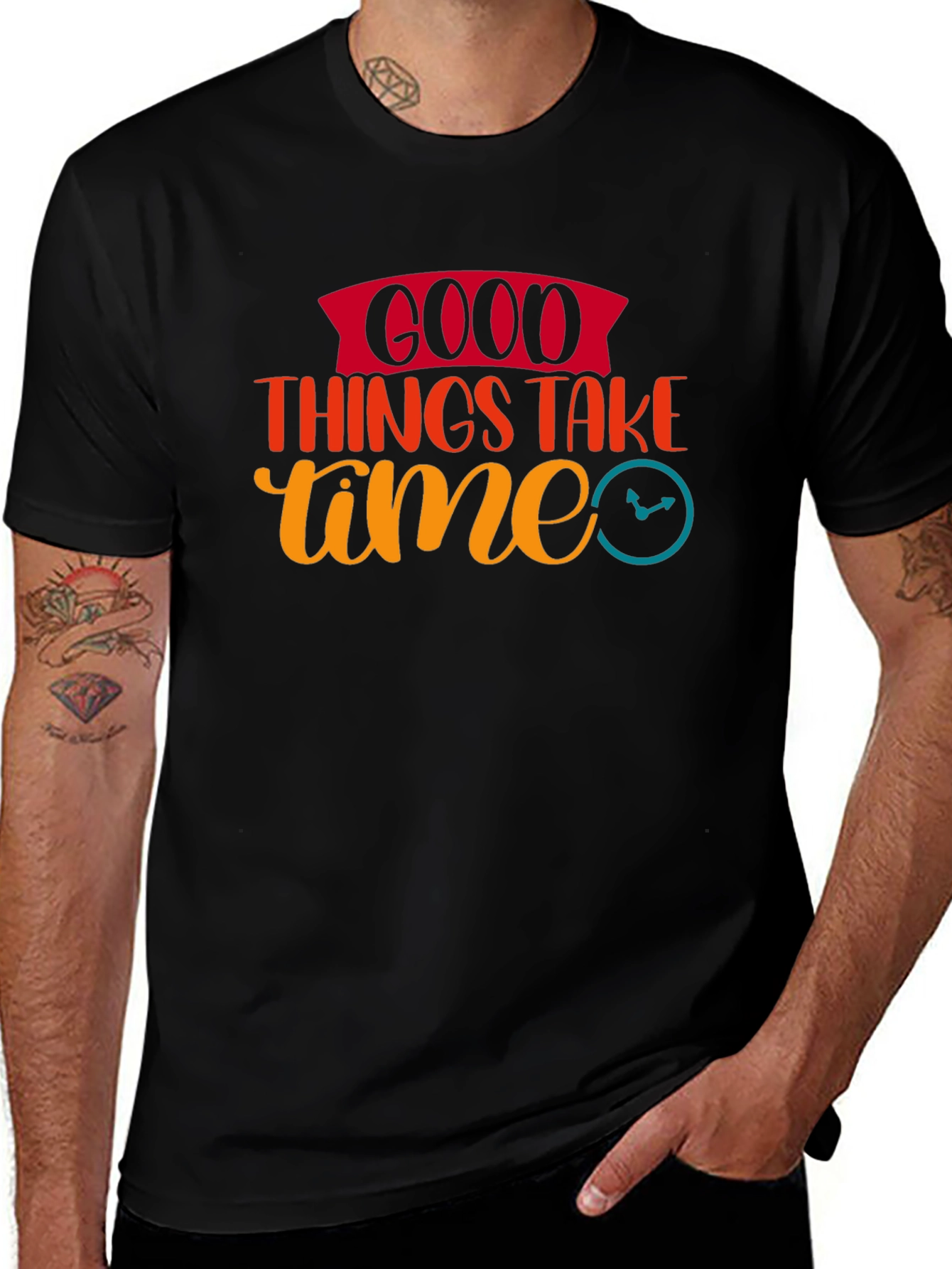 Variant 2 of Good Things Take Time Graphic T-Shirt
