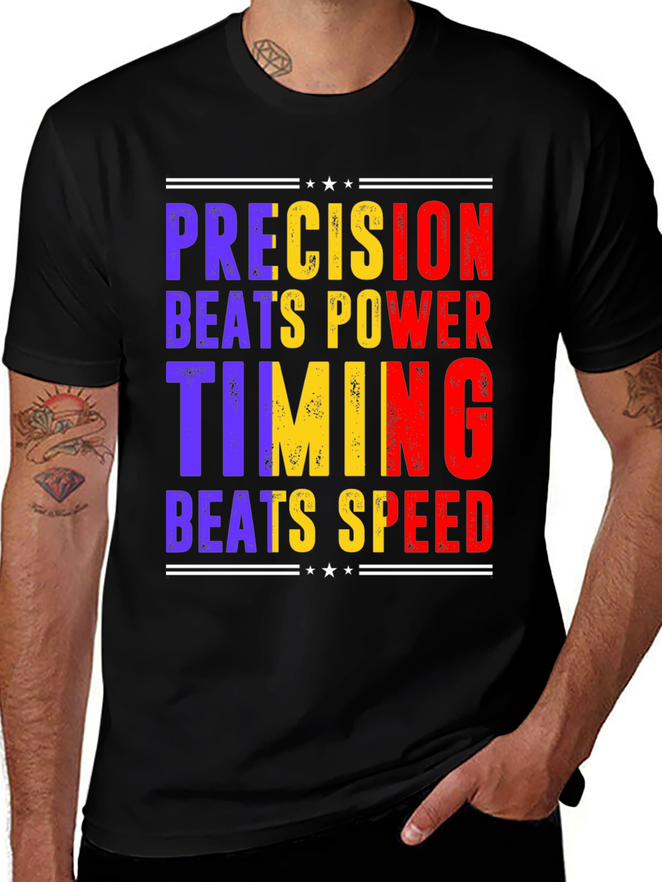 Variant 22 of Precision Timing Graphic Tee - Sport Inspired