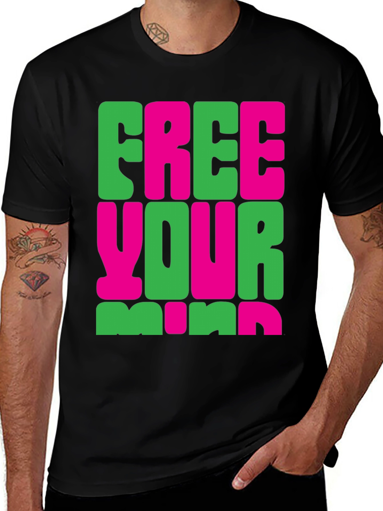 Variant 6 of Free Your Mind Graphic T-Shirt
