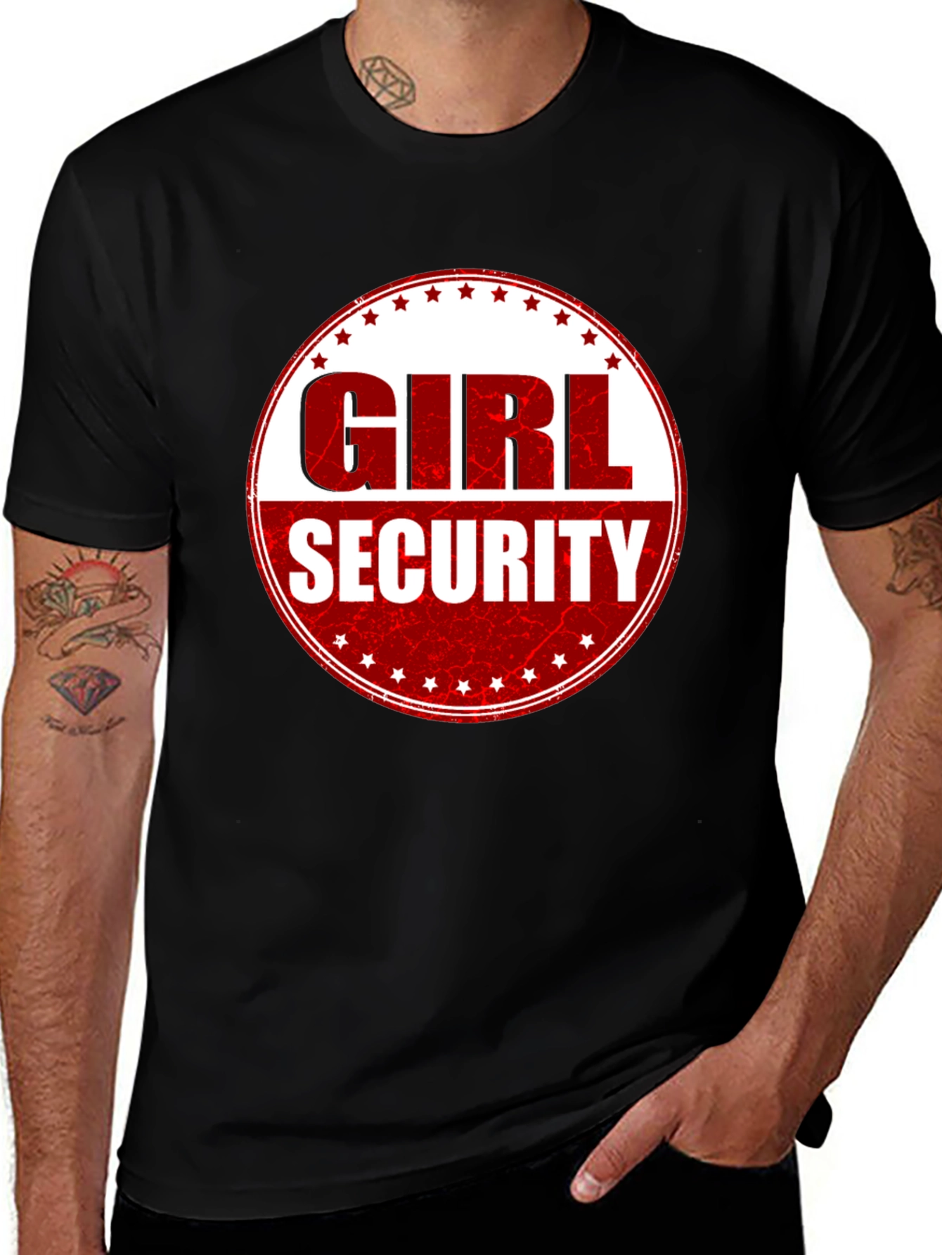 Girl Security T-Shirt - Funny Novelty Graphic Tee