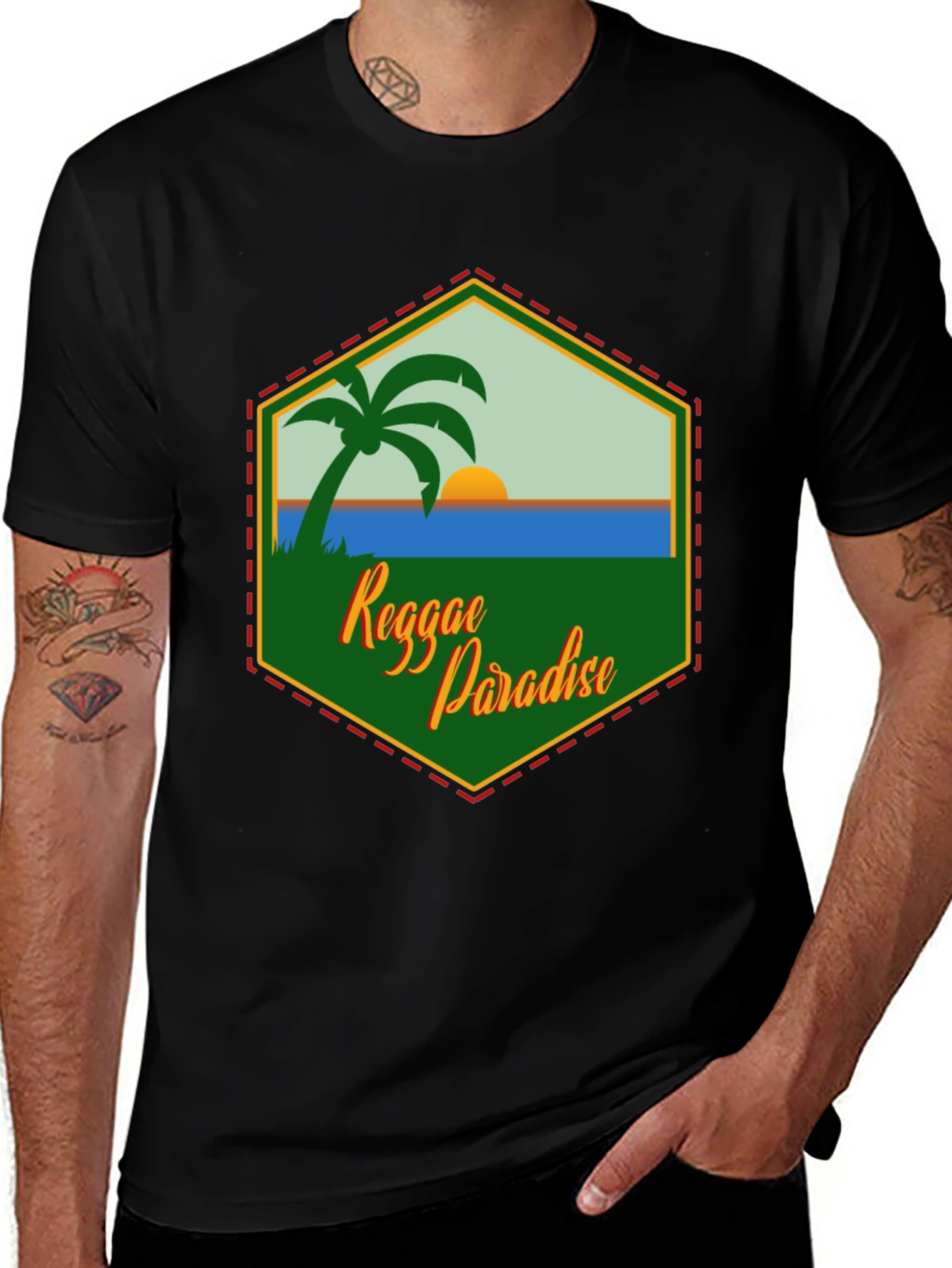 Variant 24 of Reggae Paradise Graphic T-Shirt