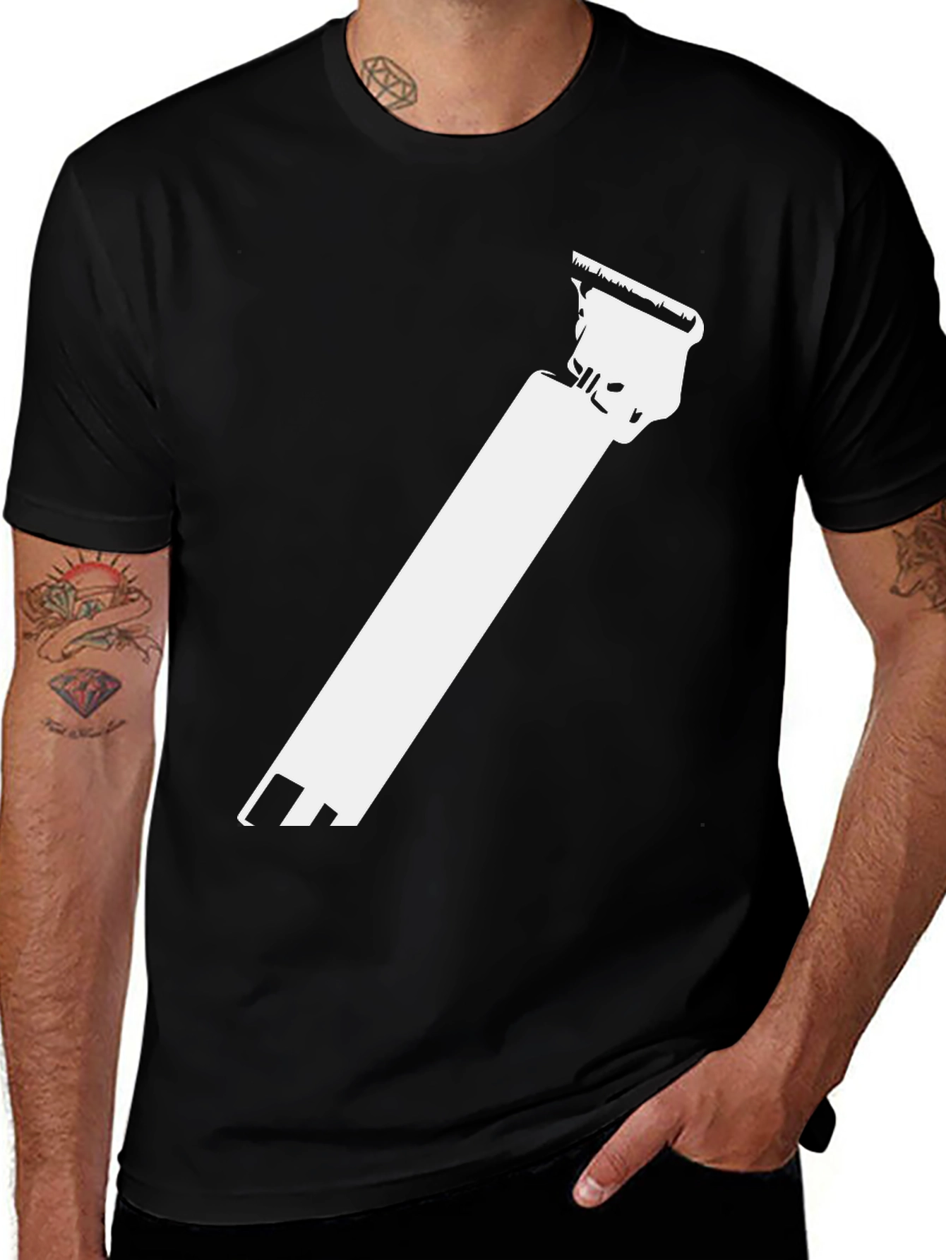 Barber's Clipper T-Shirt - Black
