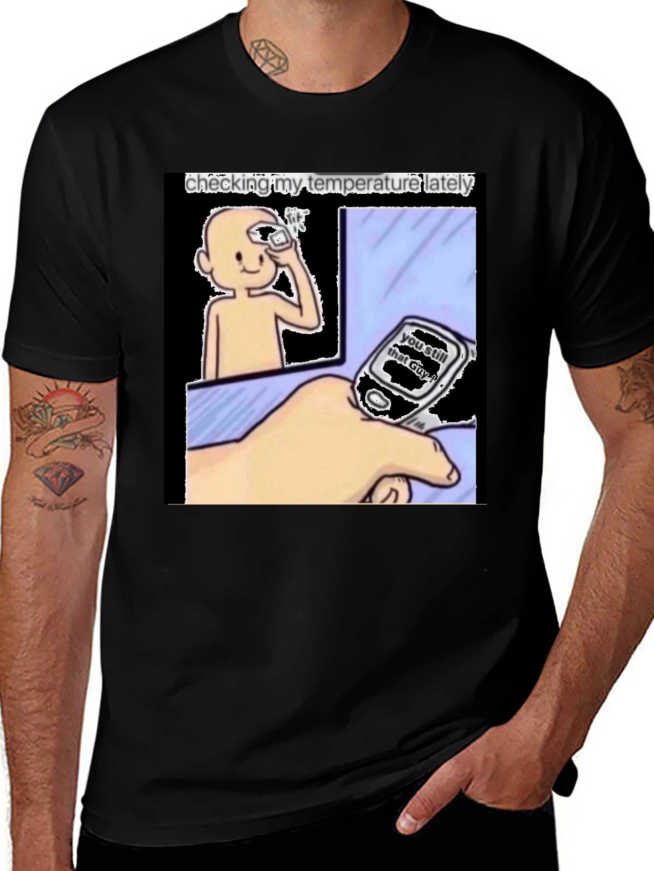 Variant 3 of Checking My Temperature Lately T-Shirt