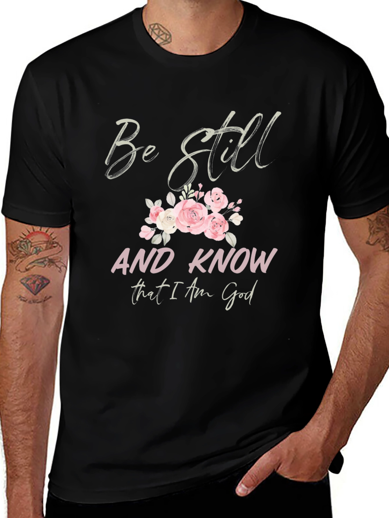 Be Still Floral Graphic T-Shirt