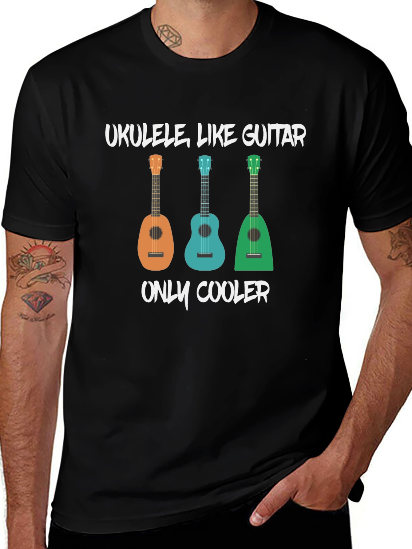 Variant 16 of Ukulele Lover T-Shirt - Guitar Alternative Tee