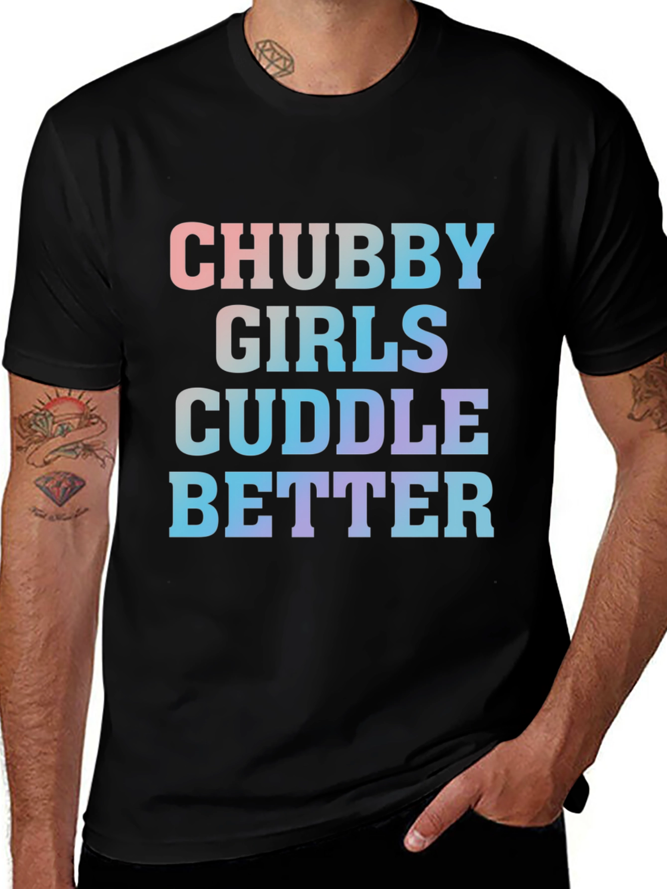 Variant 25 of Chubby Girls Cuddle Better Tee
