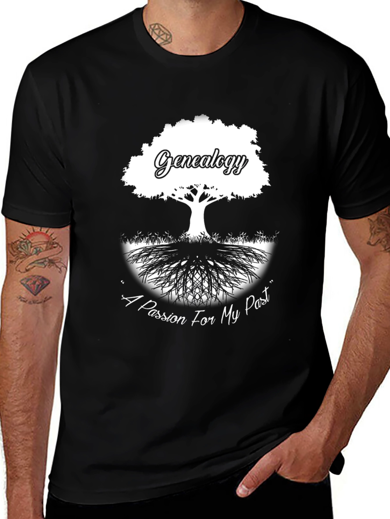 Genealogy Passion T-Shirt - Roots and Family History