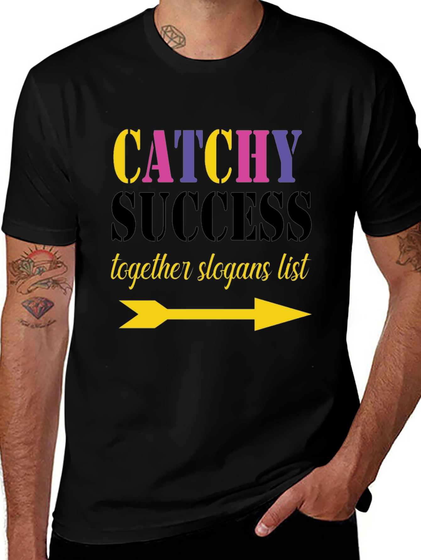 Variant 18 of Catchy Success Slogan T-Shirt
