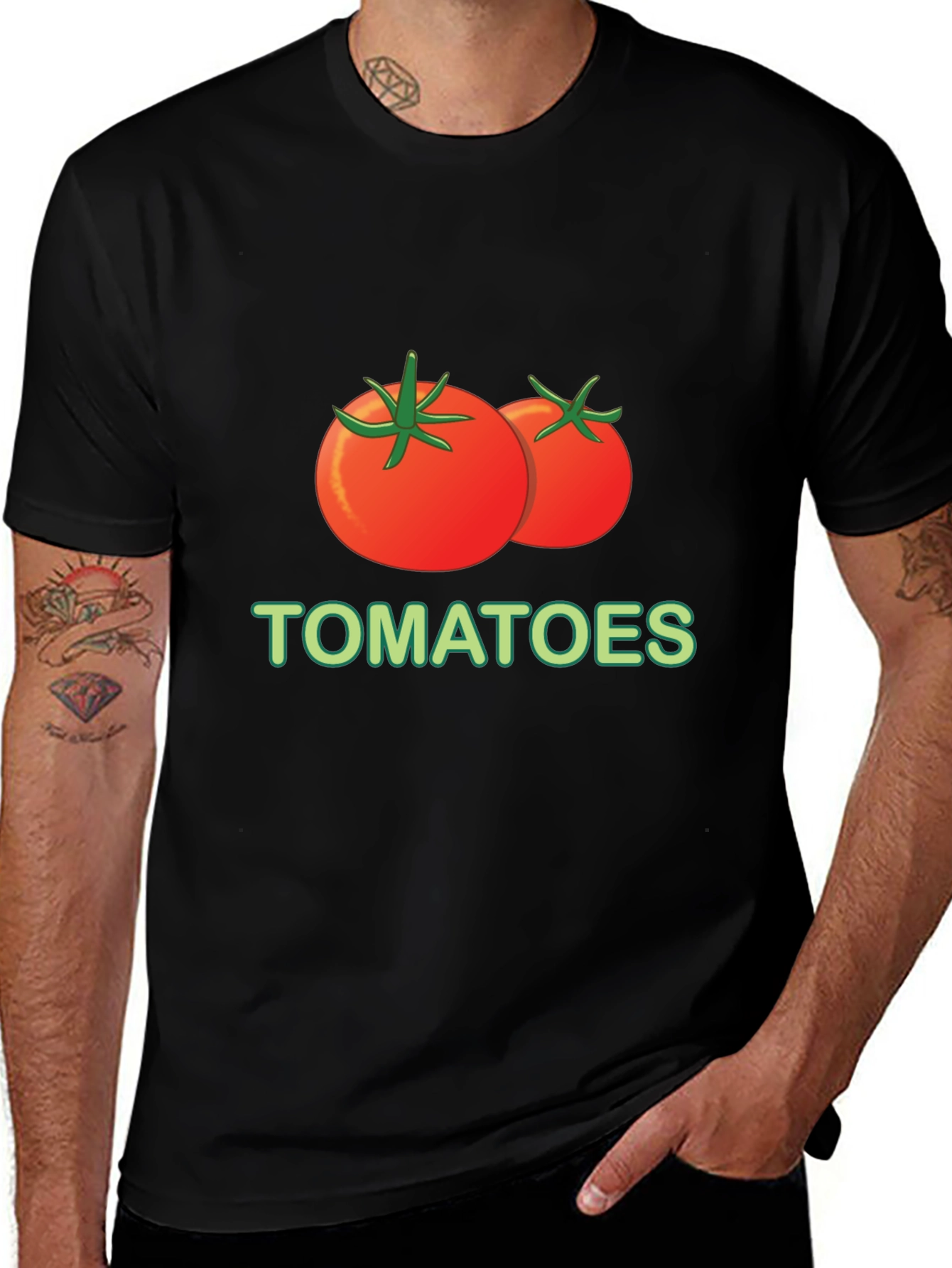 Variant 13 of Tomato T-Shirt - Graphic Print Tee