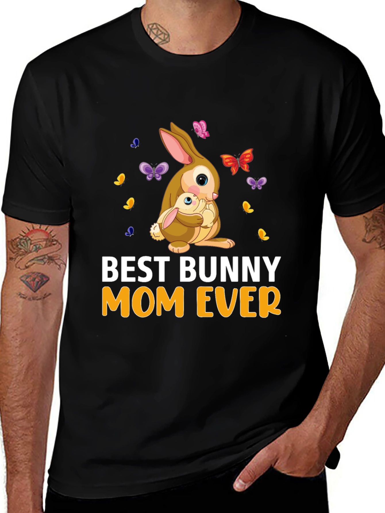 Variant 8 of Best Bunny Mom Ever T-Shirt - Cute Easter Gift