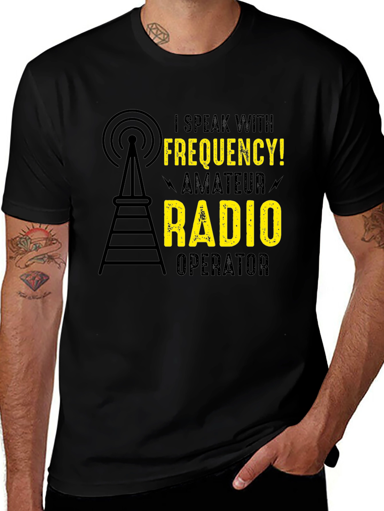 Variant 13 of Amateur Radio Operator Graphic T-Shirt