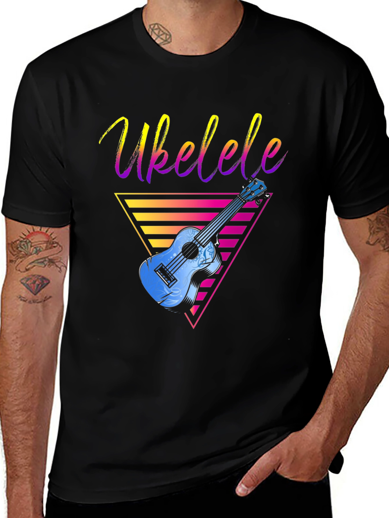 Variant 30 of Retro Ukulele T-Shirt - Cool Music Lover Tee