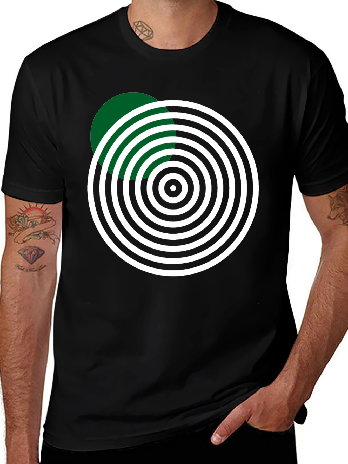 Variant 24 of Abstract Target Graphic Tee