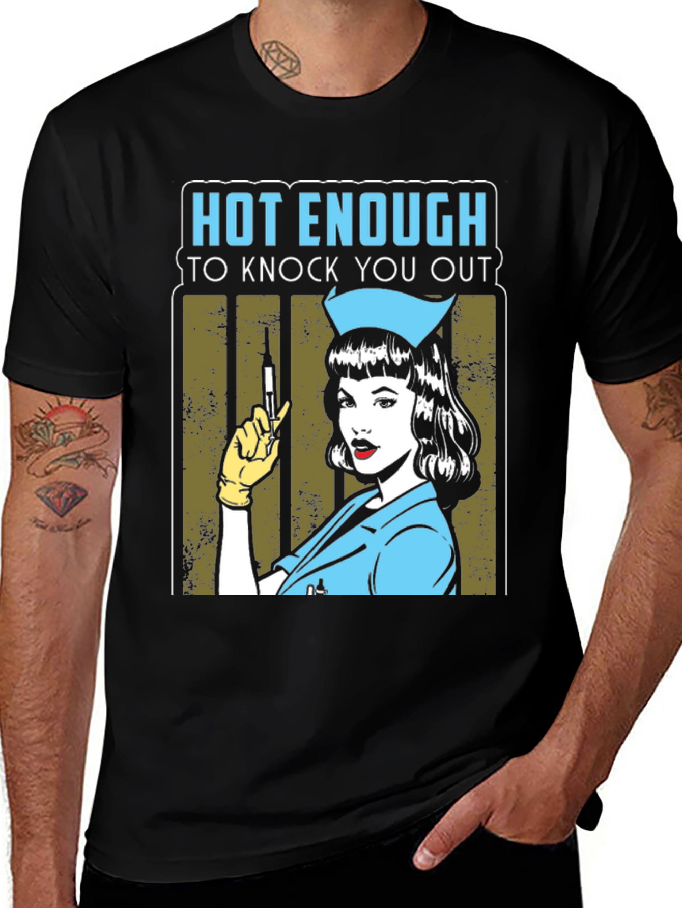 Variant 22 of Hot Enough Nurse T-Shirt