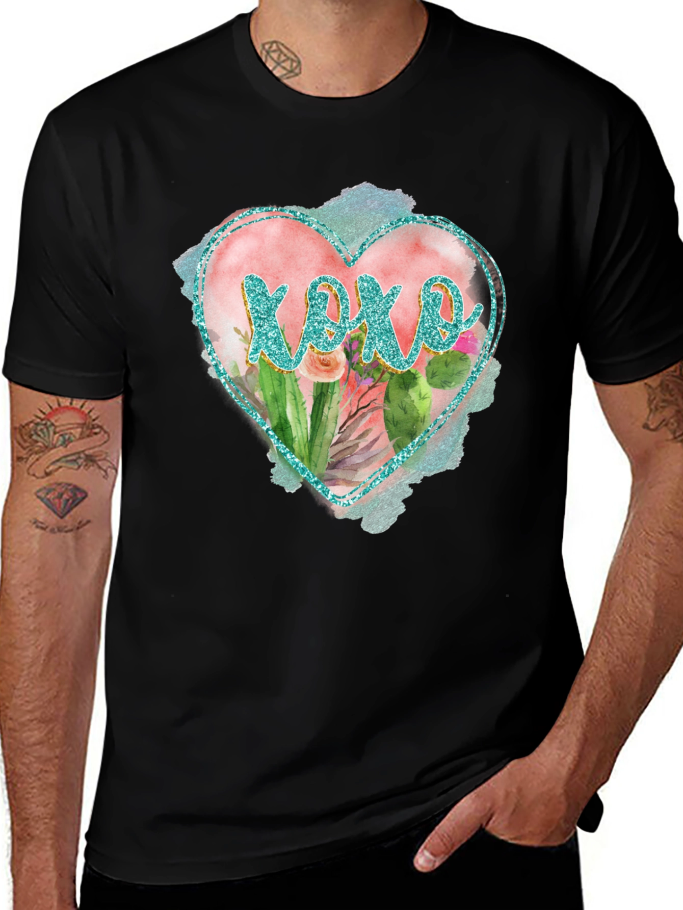 XOXO Heart Valentine's Day Graphic Tee