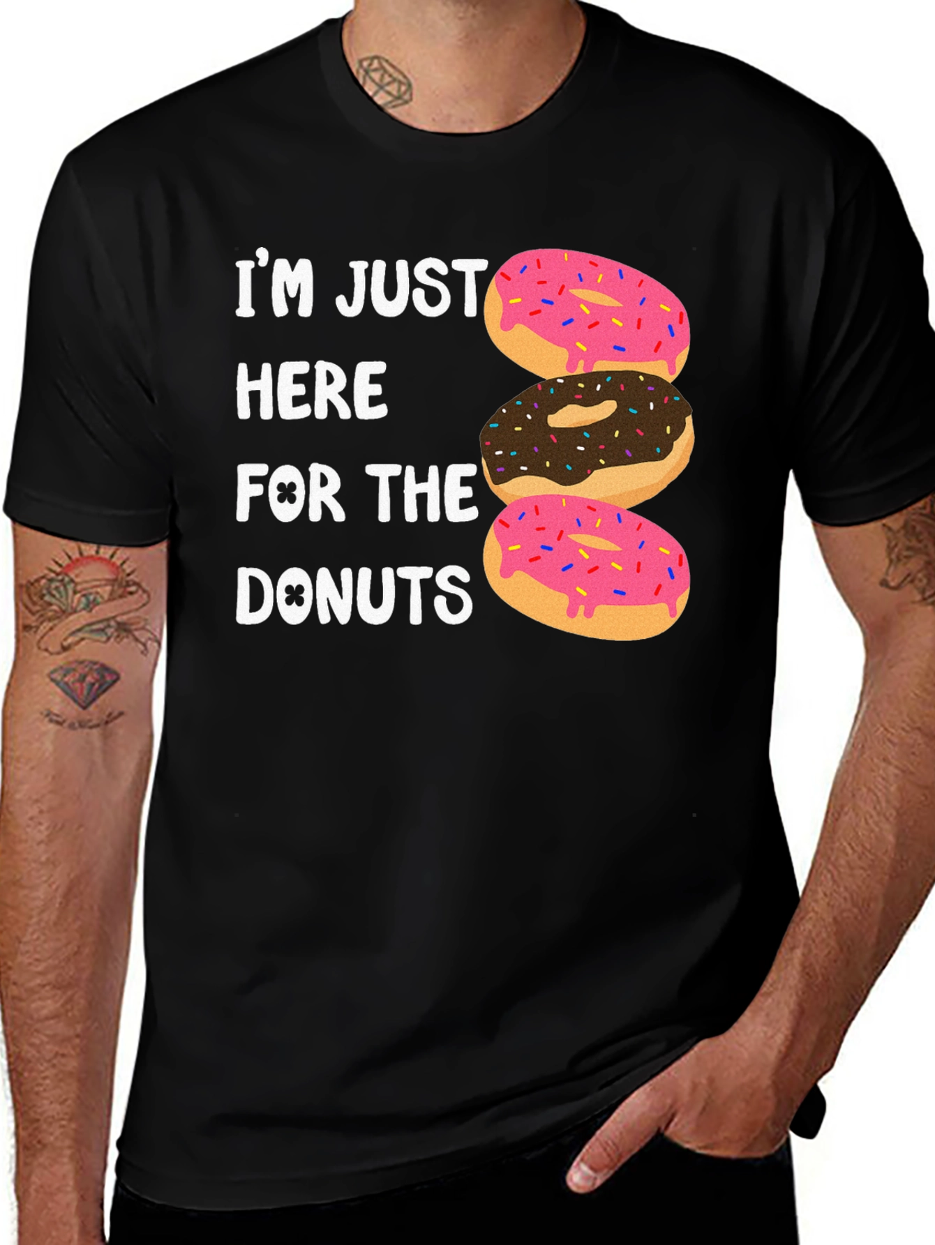 Variant 5 of Donut Lover T-Shirt - Funny Foodie Tee