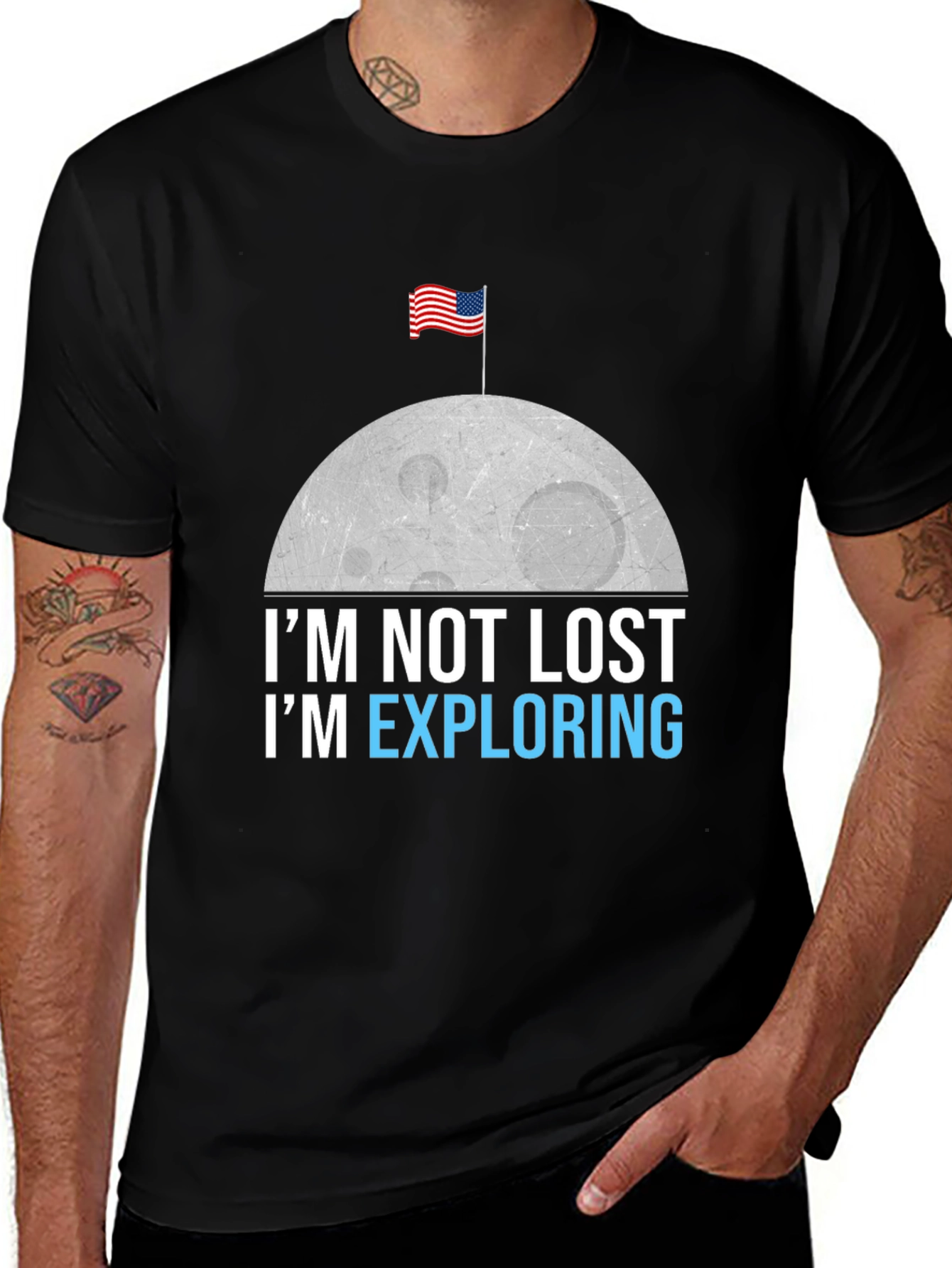 Variant 7 of I'm Not Lost, I'm Exploring T-Shirt